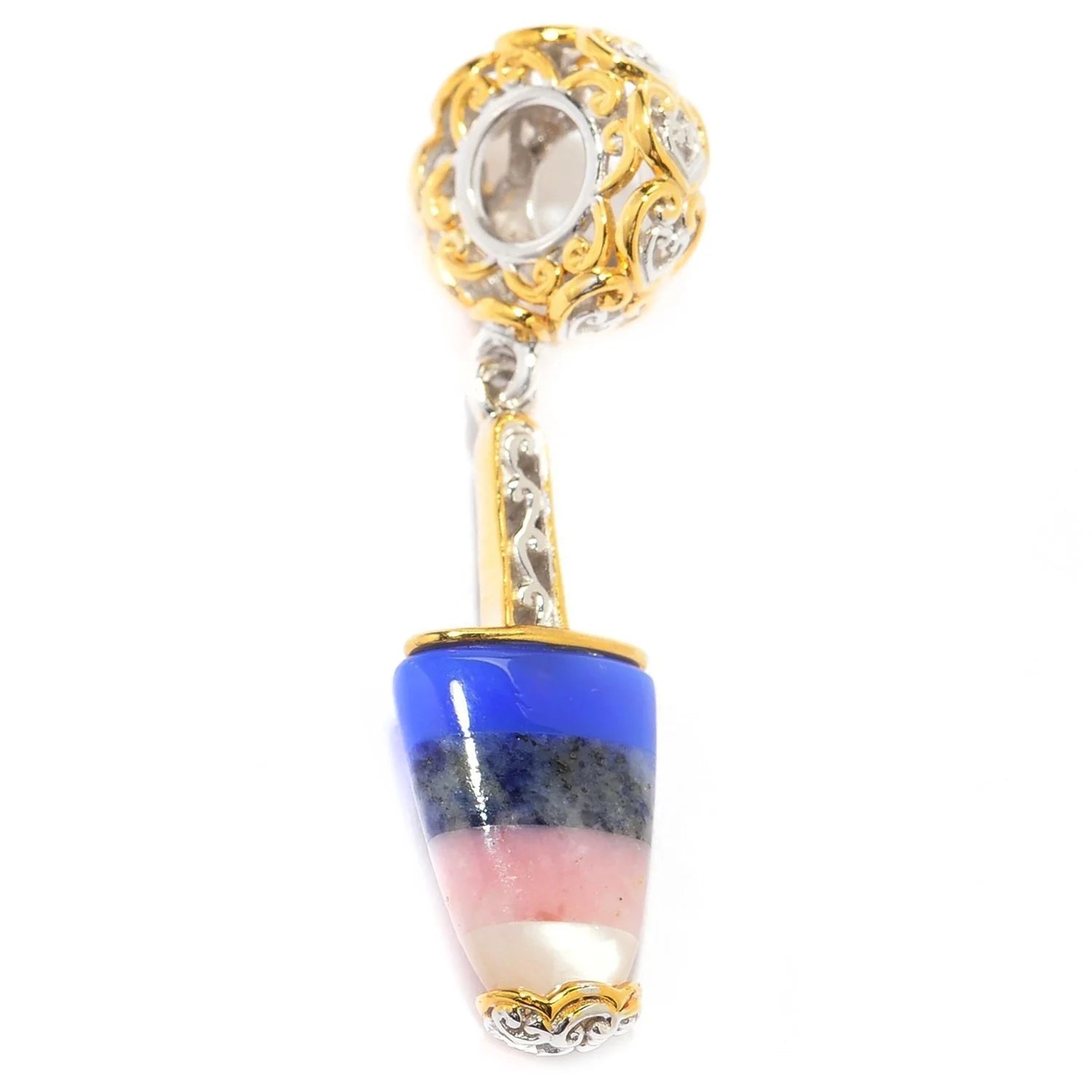 Gems en Vogue Inlay Popsicle Drop Charm