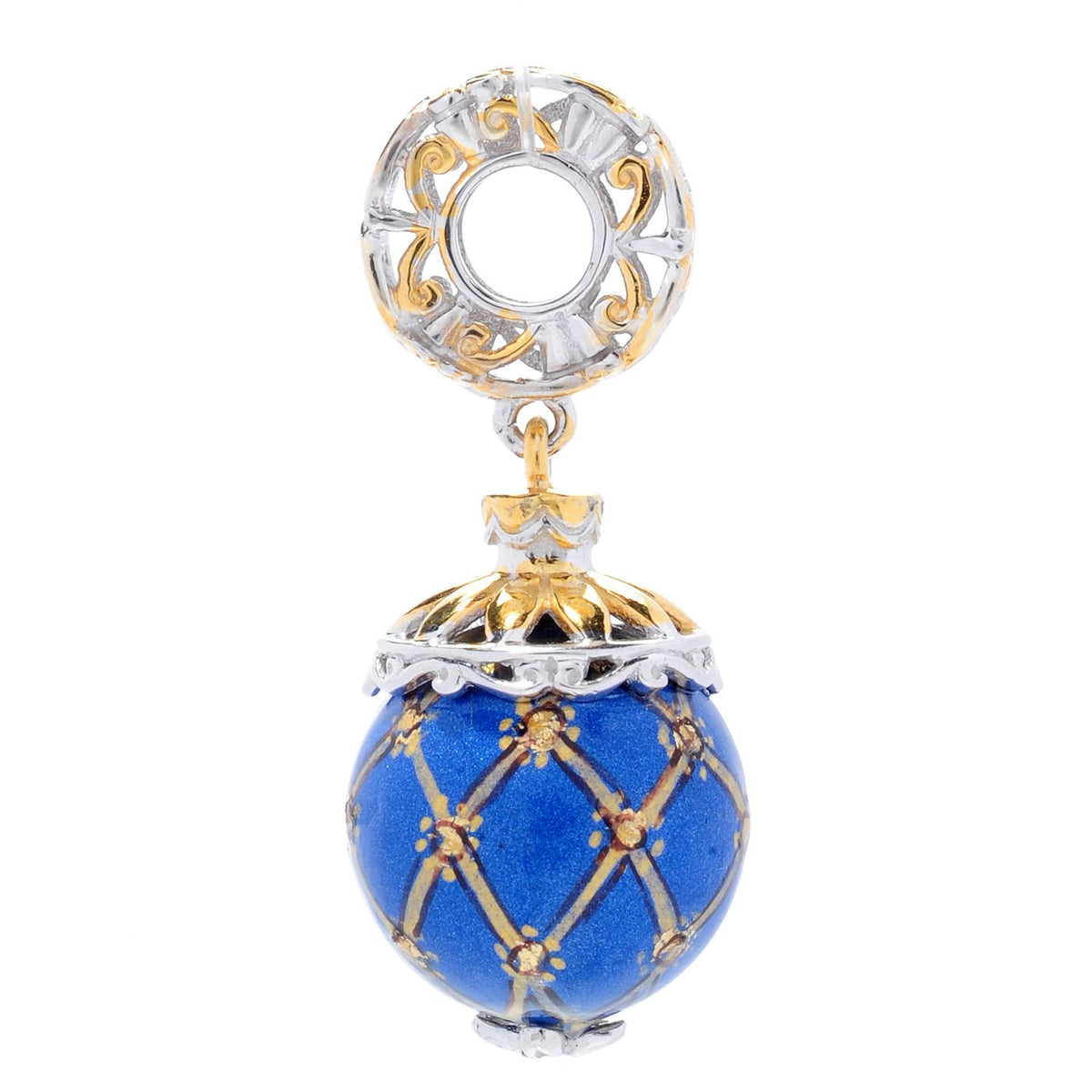 Gems en Vogue Breloque Pendentif Médaillon Agate Blanche