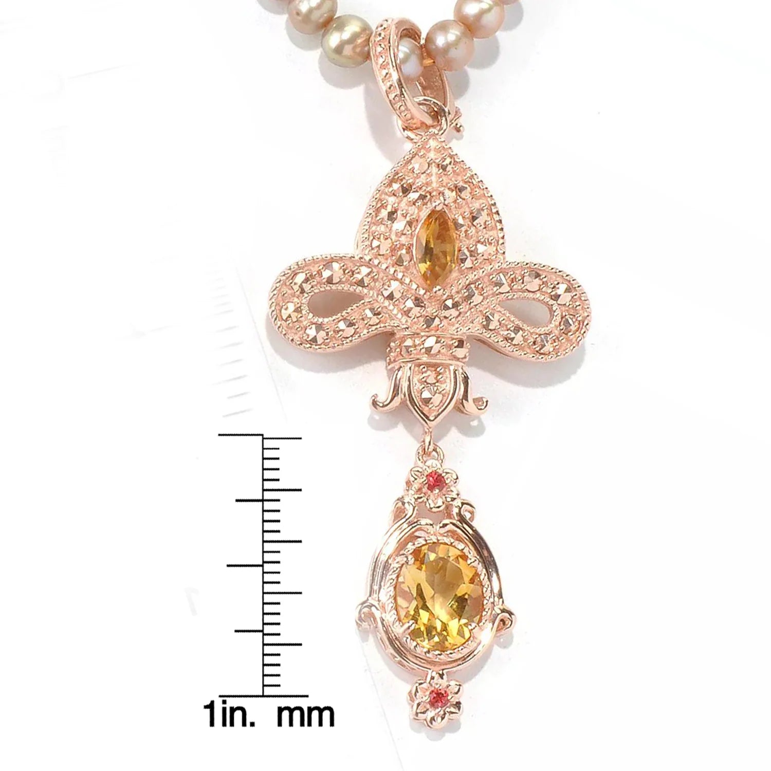 Gems En Vogue3.92ctw Multi Gem Enhancer Pendant