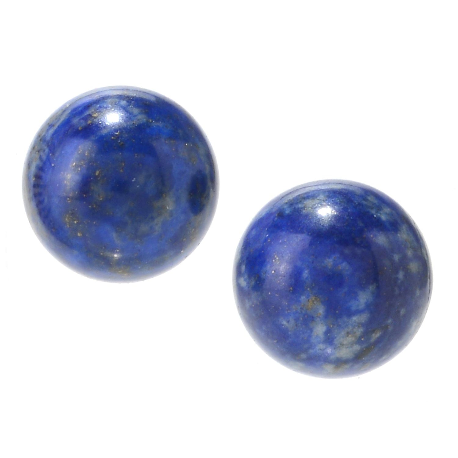 Gems en Vogue Lapis Bead Stud Earrings