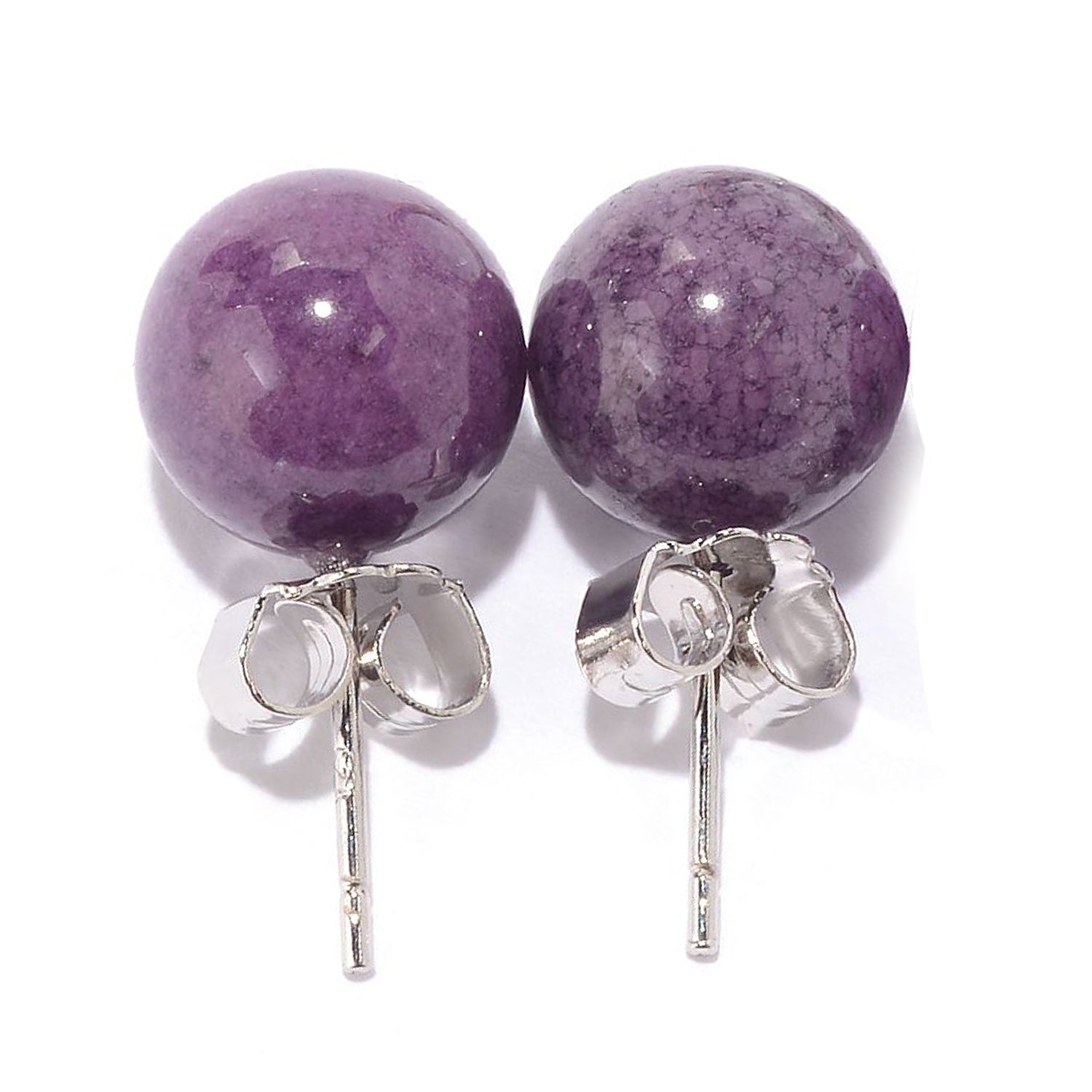 Gems en Vogue Choice of Color Quartz Stud Earrings