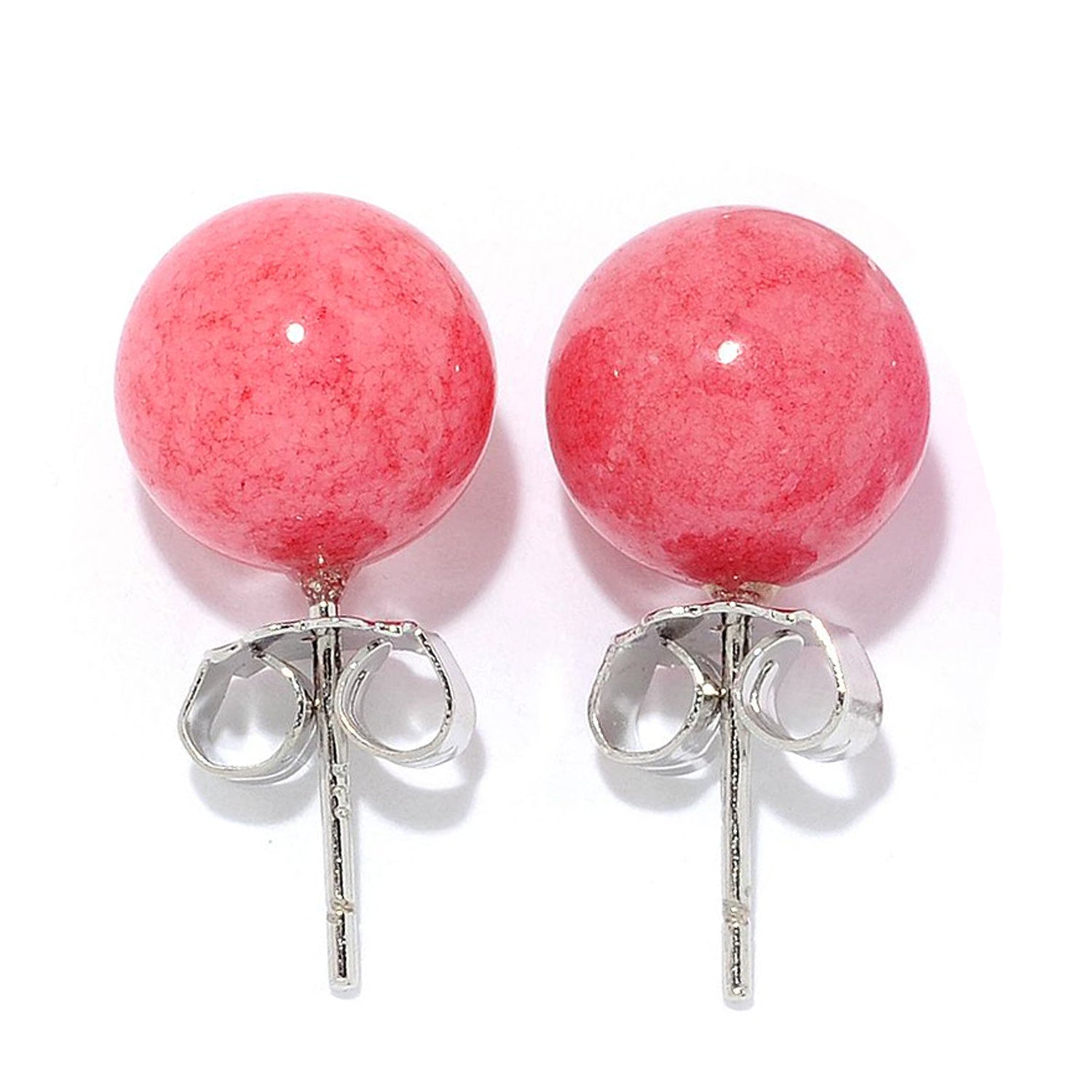 Gems en Vogue Choice of Color Quartz Stud Earrings