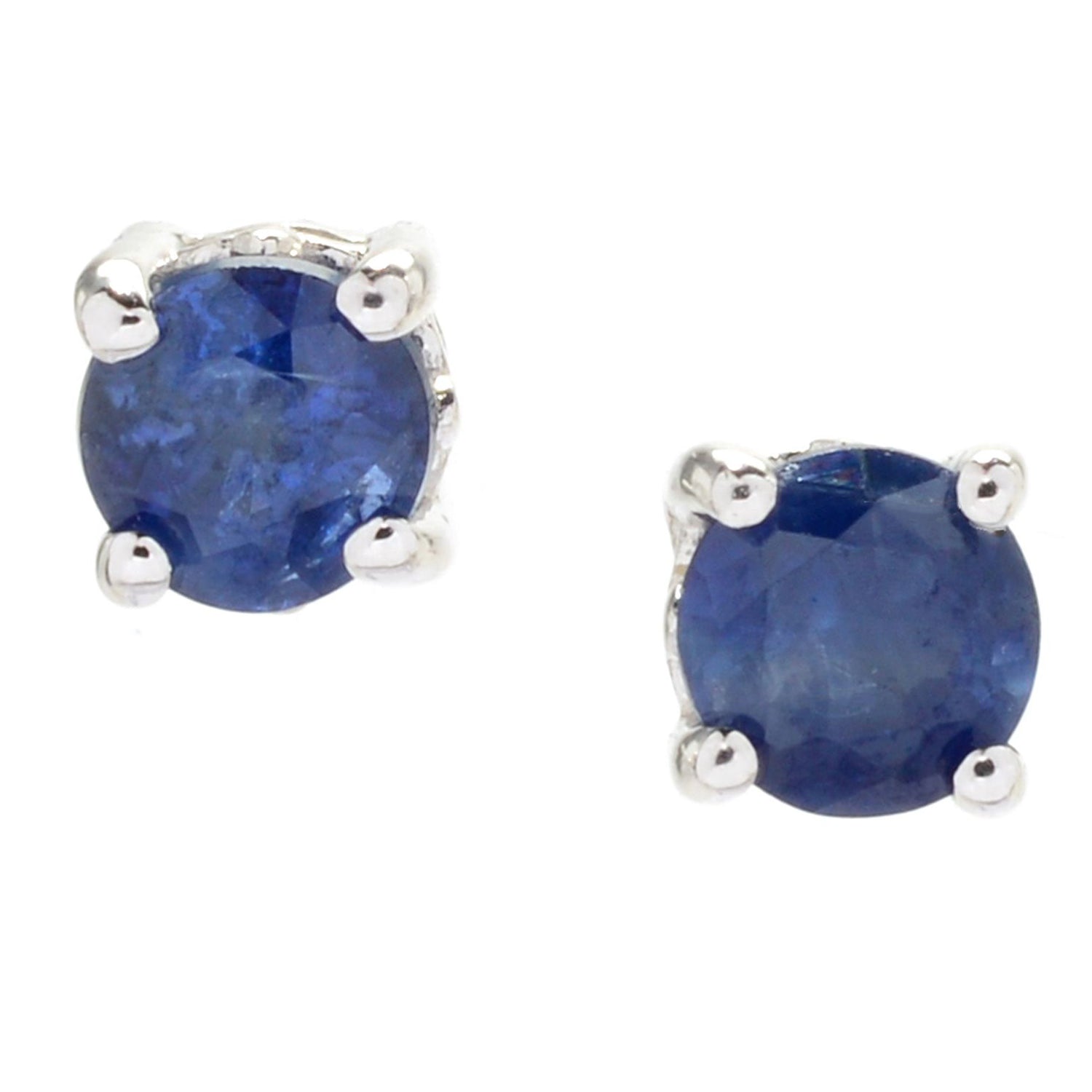 Gems en Vogue 0.52ctw Choice of Round Precious Gemstones Stud Earrings