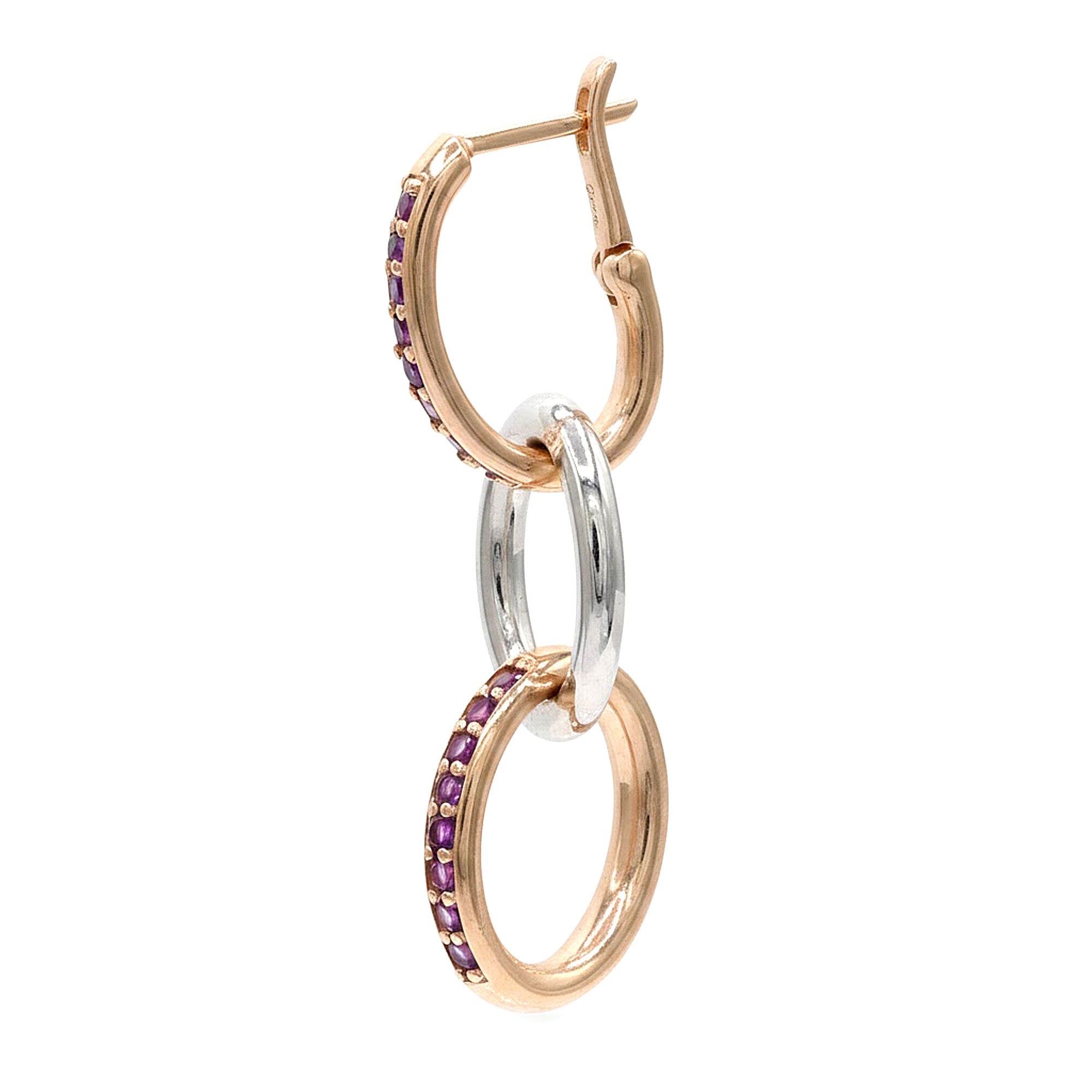 Hall of Jewels 0.96ctw African Amethyst Drop Earrings