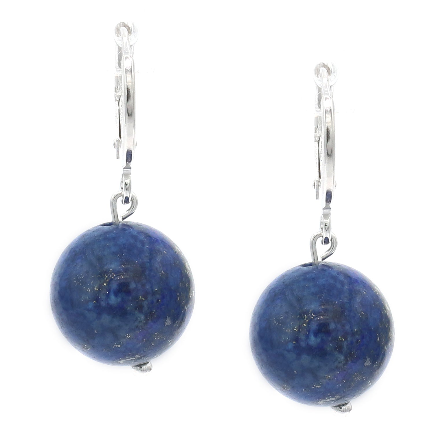 Boucles d'oreilles Gems en Vogue en quartz rose à fermoir oméga
