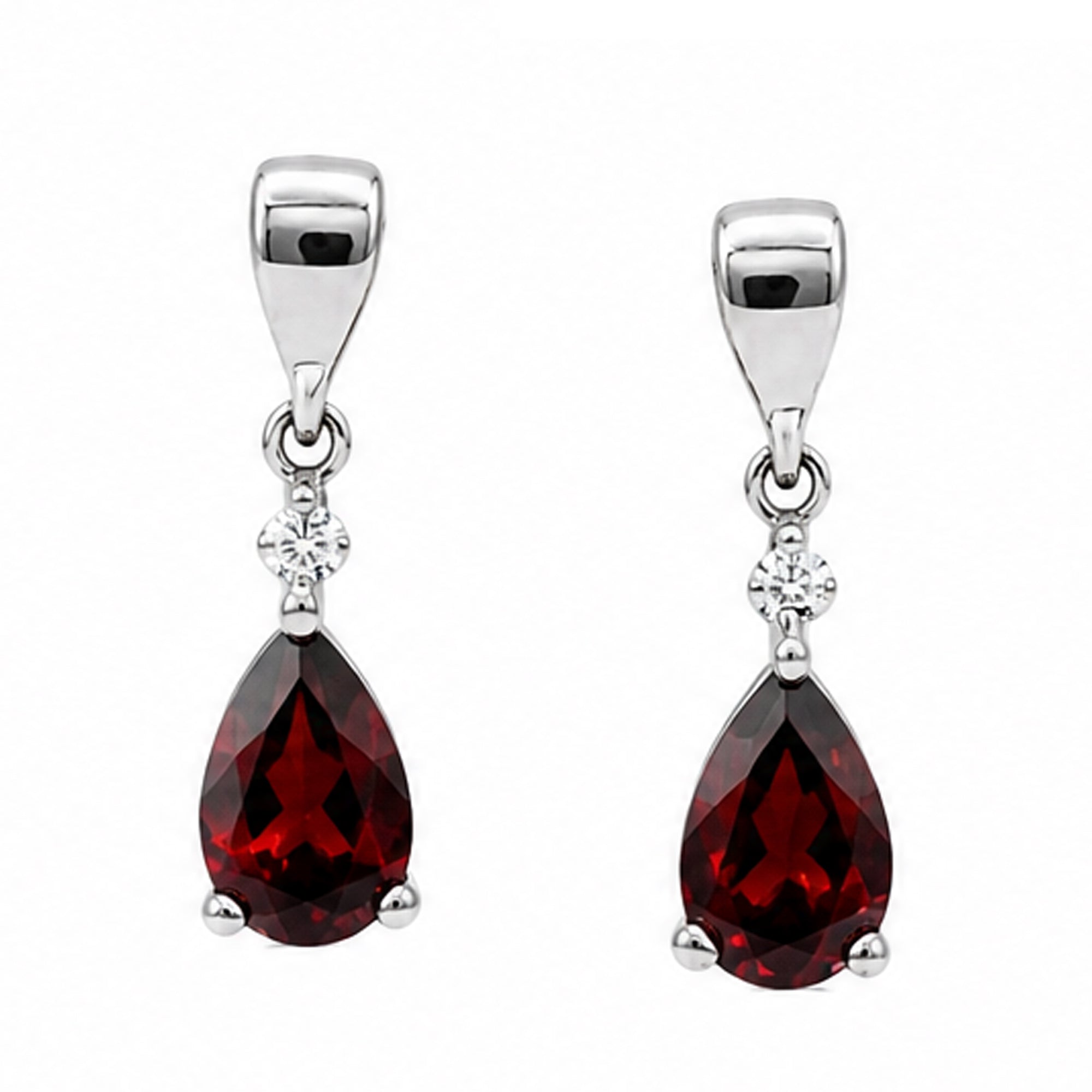 Michael's Classics Garnet Earrings