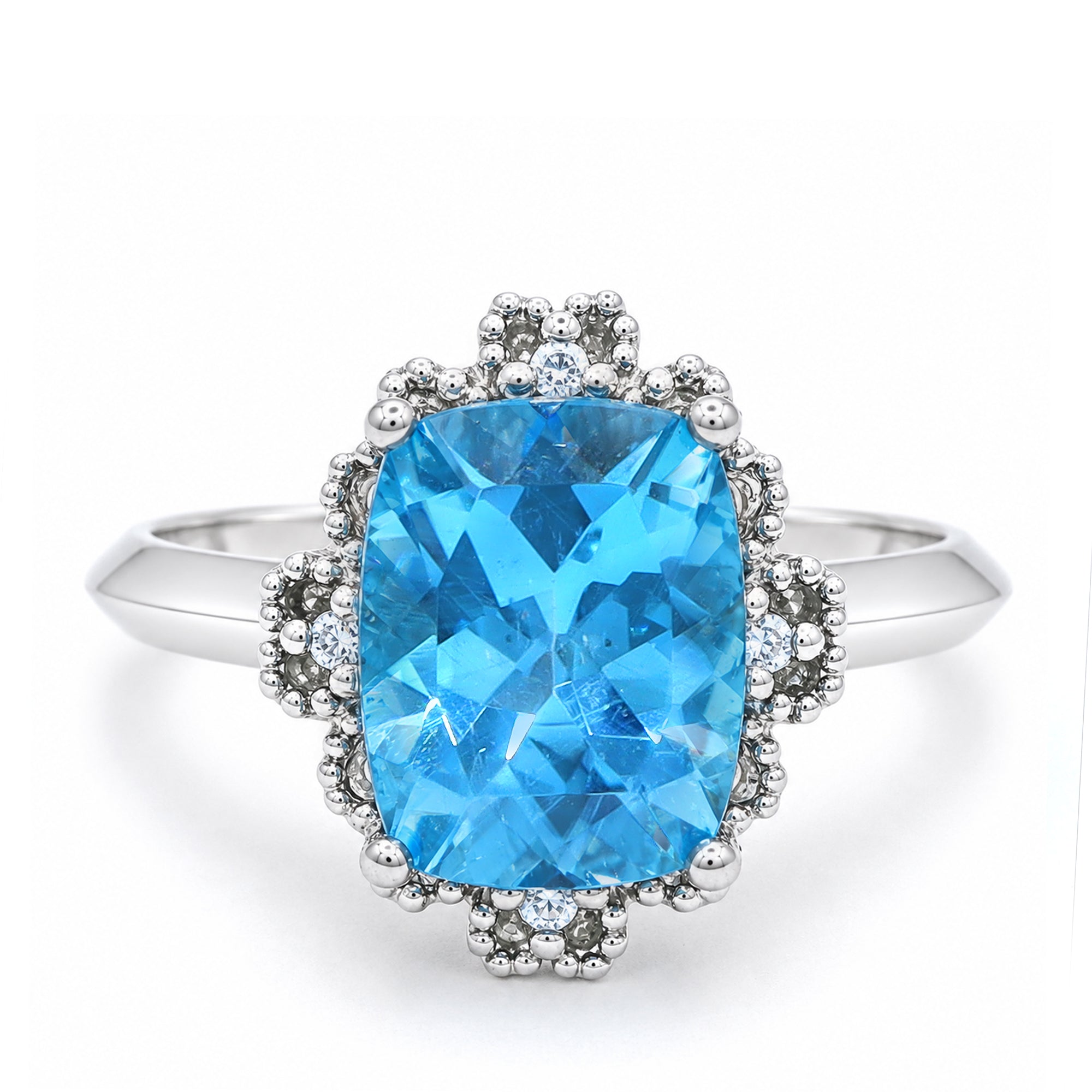 Michael's Classics Blue Topaz Ring
