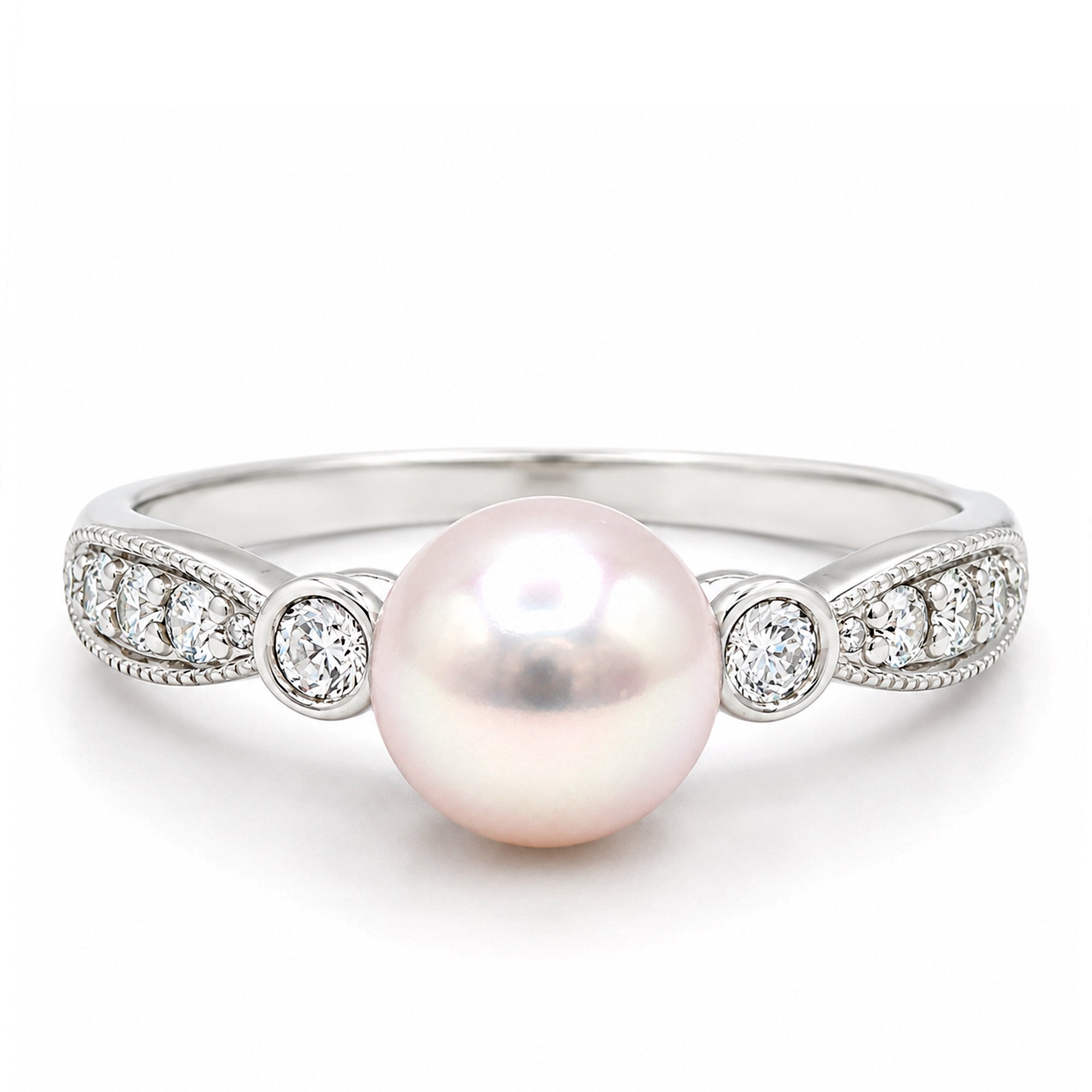 Michael's Classics Peach Pearl Ring