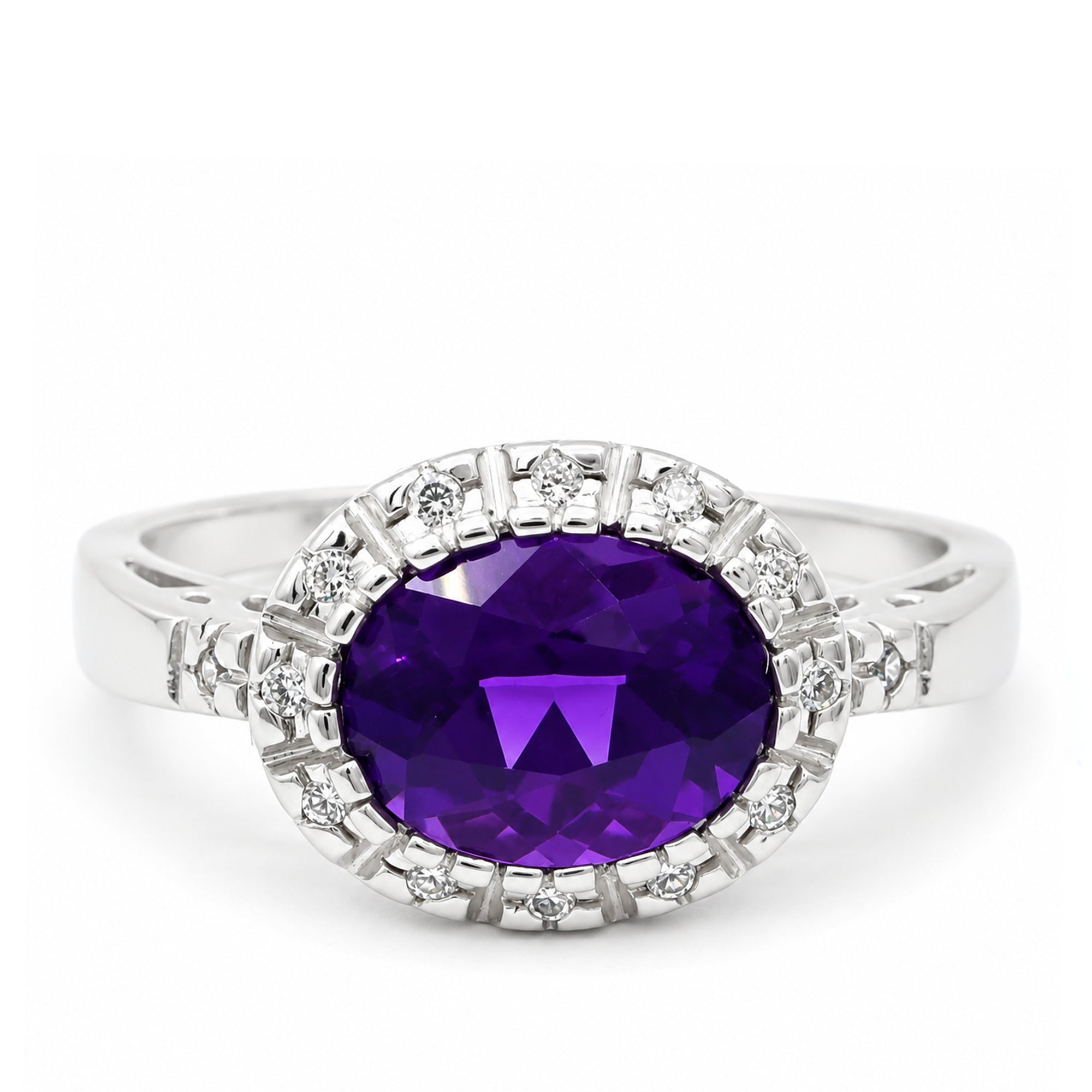 Michael's Classics Amethyst Ring