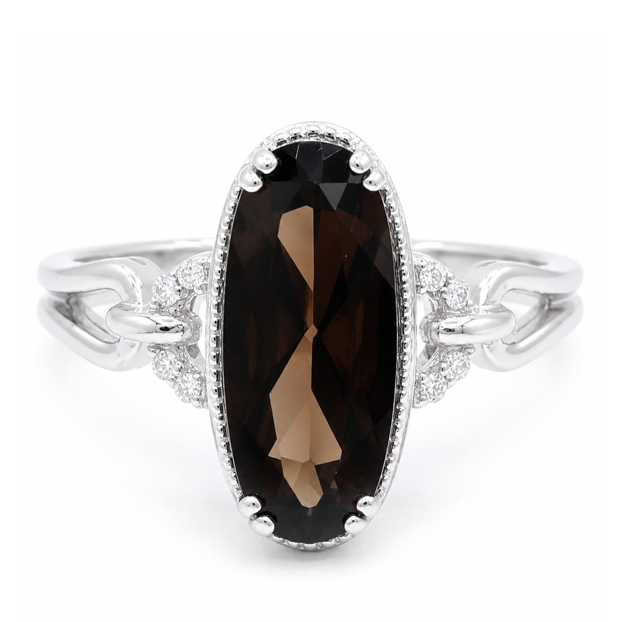 Michael's Classics Smoky Quartz Ring
