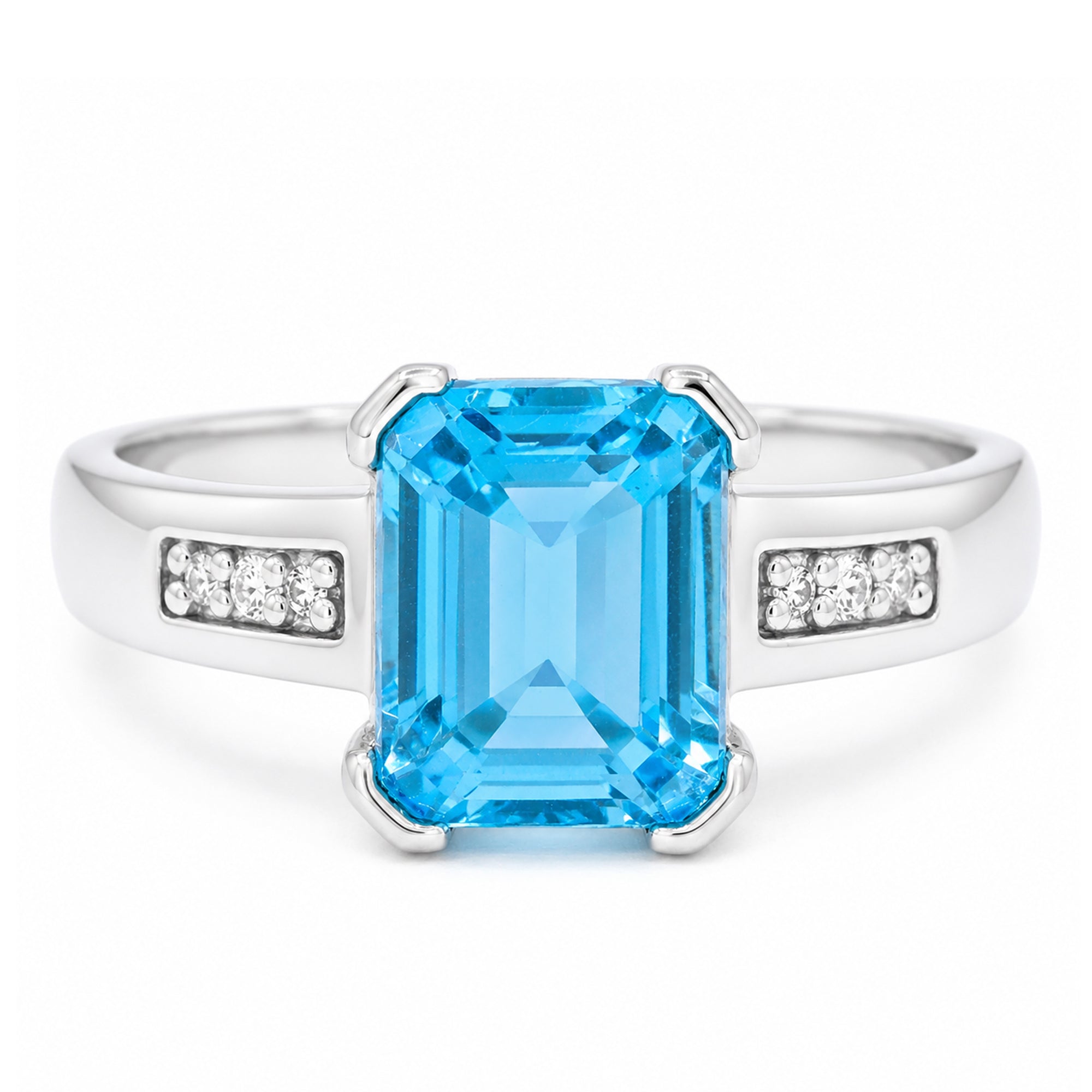 Michael's Classics Blue Topaz Ring