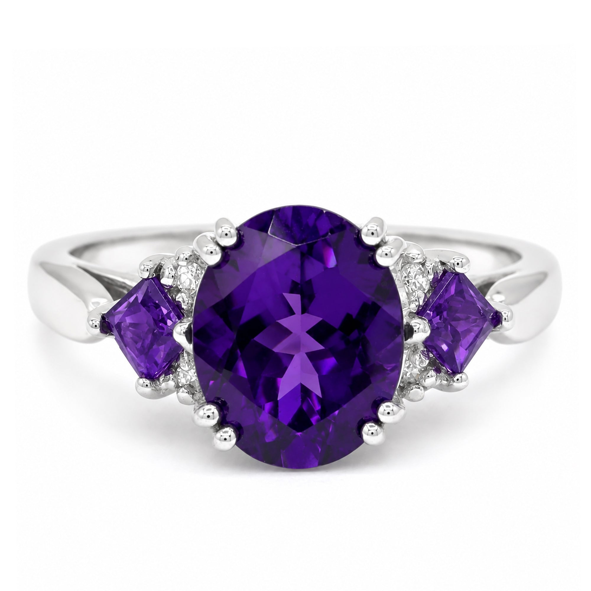 Michael's Classics Amethyst Ring