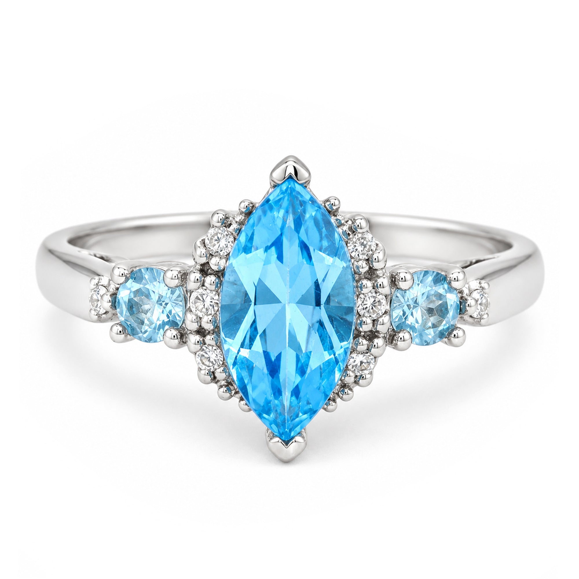 Michael's Classics Blue Topaz Ring