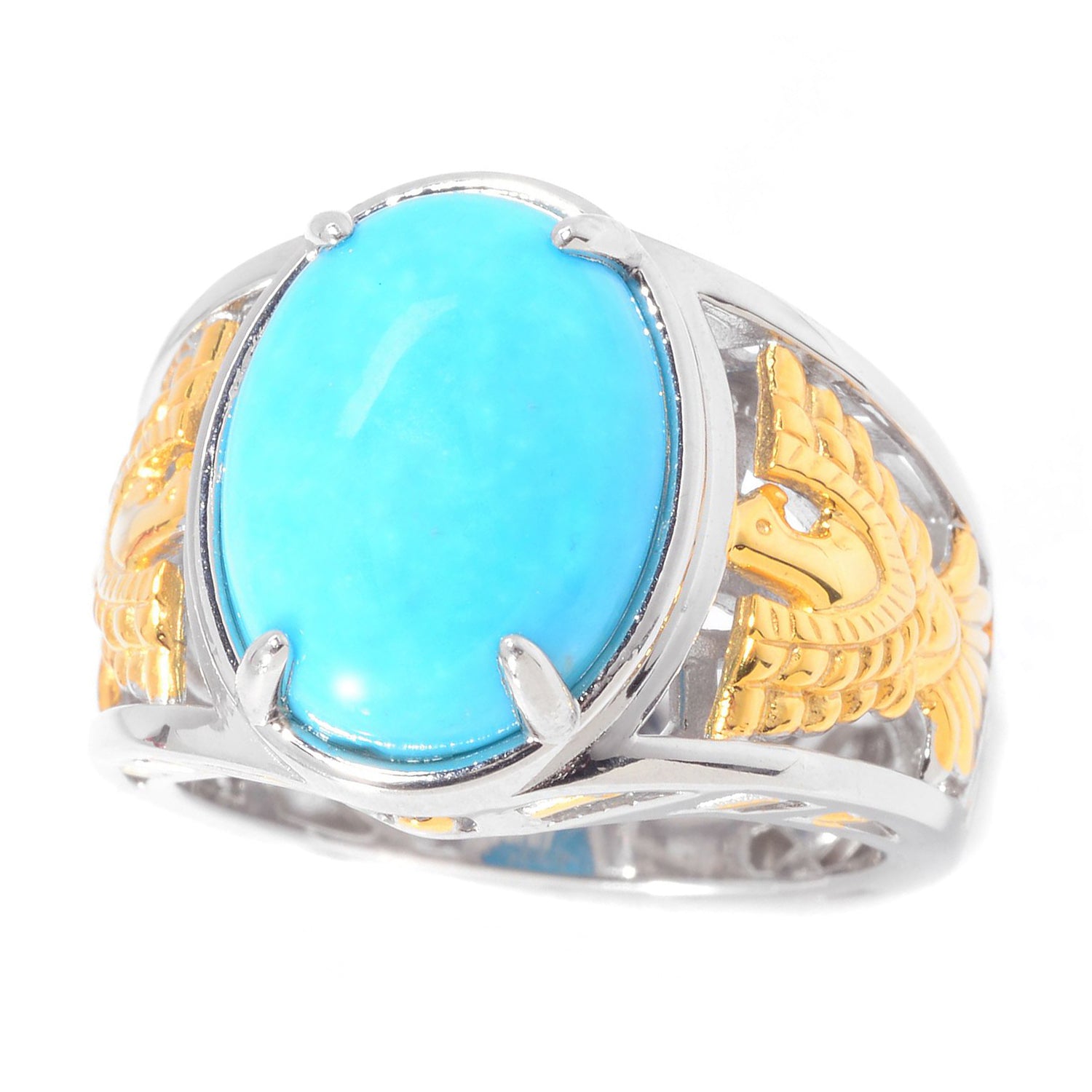 Gems en Vogue Kingman Turquoise Eagle Ring