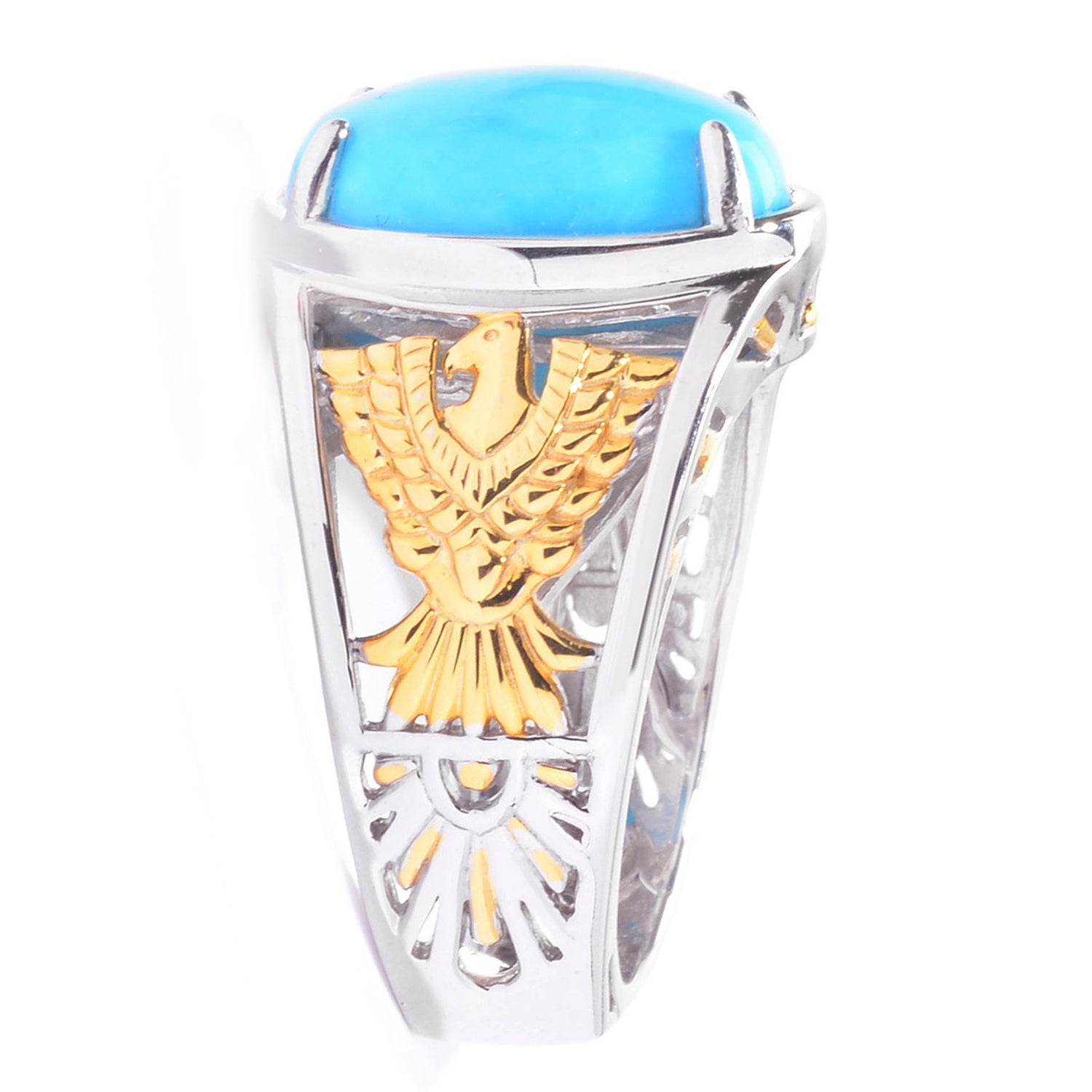 Gems en Vogue Kingman Turquoise Eagle Ring