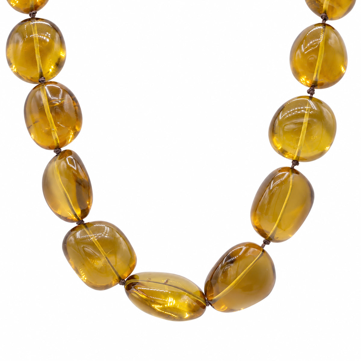 Collier à bascule en perles roulées Ouro Verde Gems en Vogue