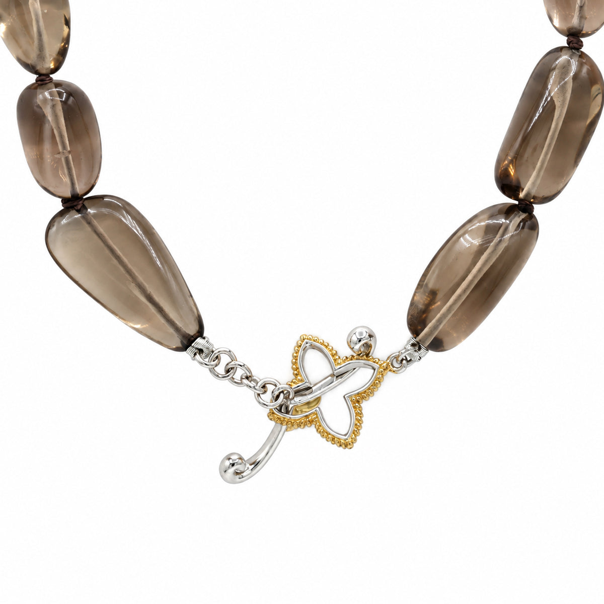 Collier à bascule en perles roulées Ouro Verde Gems en Vogue
