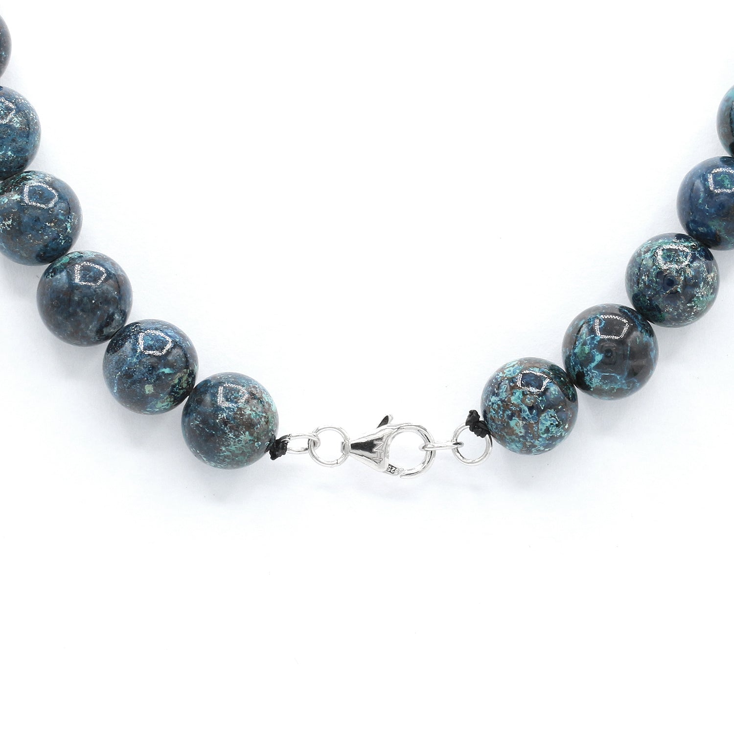 Gems en Vogue Chrysocolla Bead Necklace