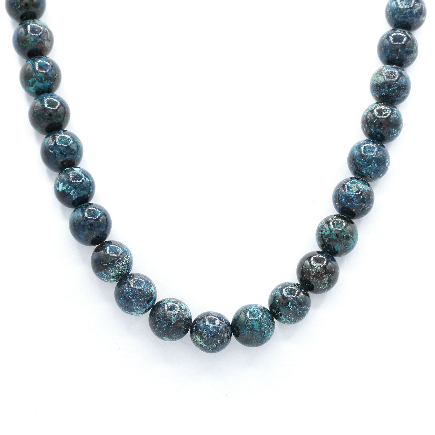 Gems en Vogue Chrysocolla Bead Necklace