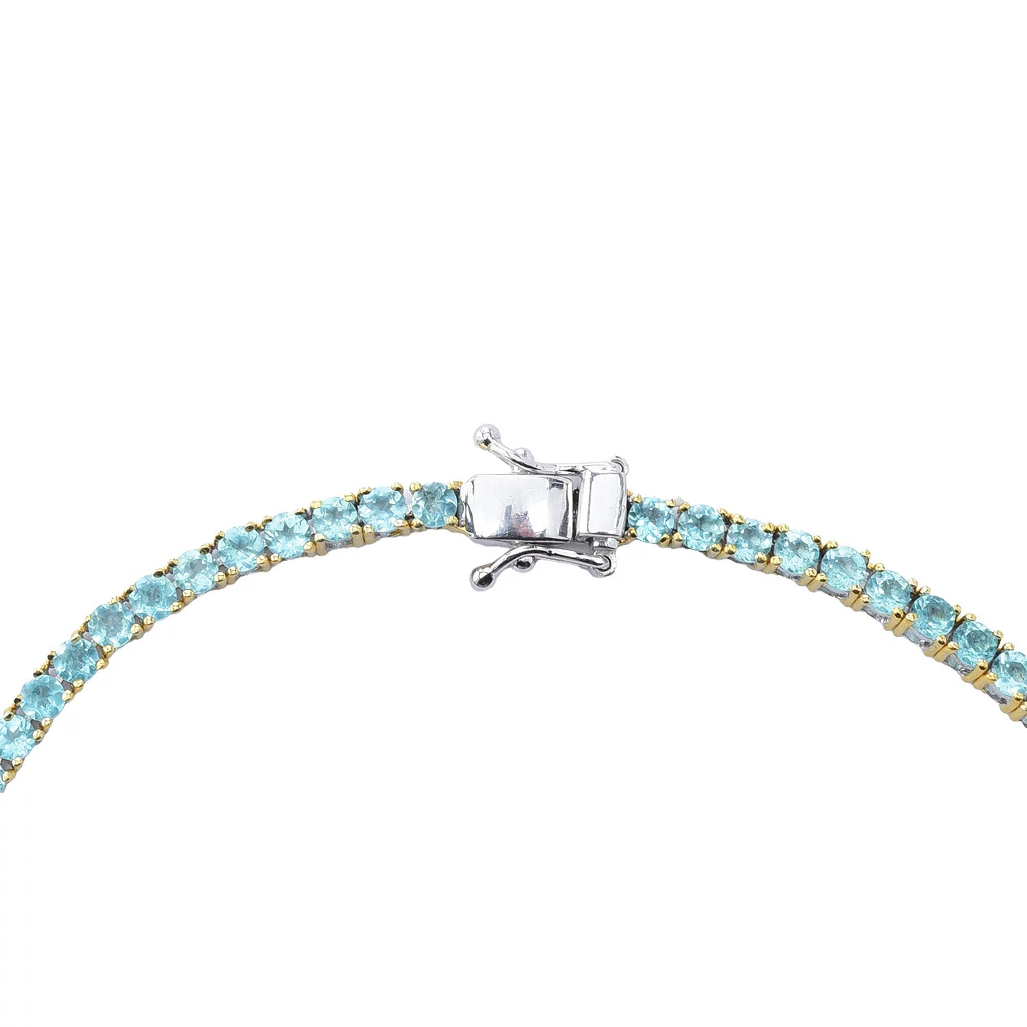 Gems en Vogue Luxe 25.31ctw Dauphin Apatite Tennis Necklace