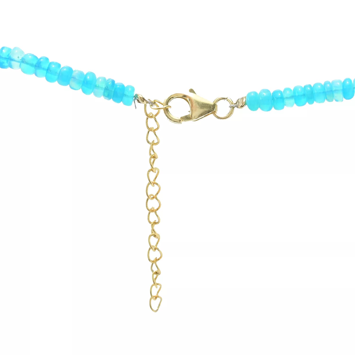 Gems en Vogue Paraiba Opal Bead Necklace