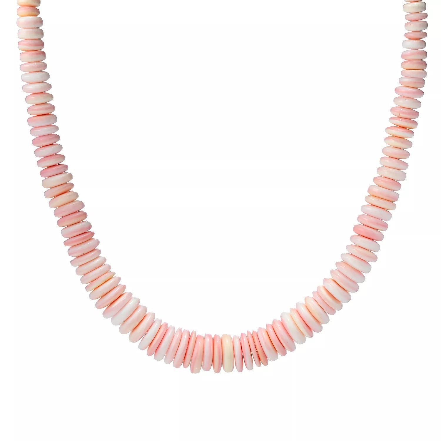 Gems en Vogue Pink Conch Shell Bead Necklace
