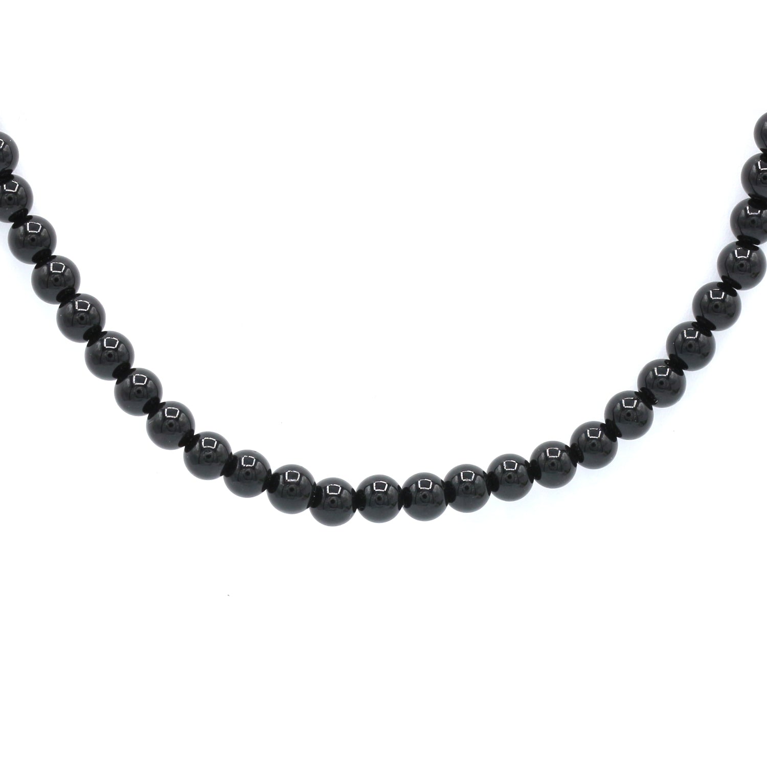 Gems en Vogue One-of-a-Kind Phosphosiderite & Black Onyx Bead Necklace