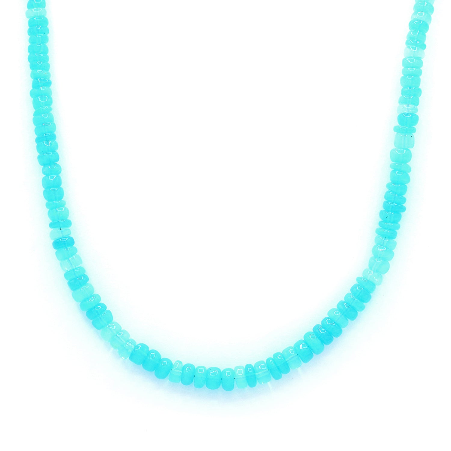 Gems en Vogue Paraiba Opal Bead Necklace