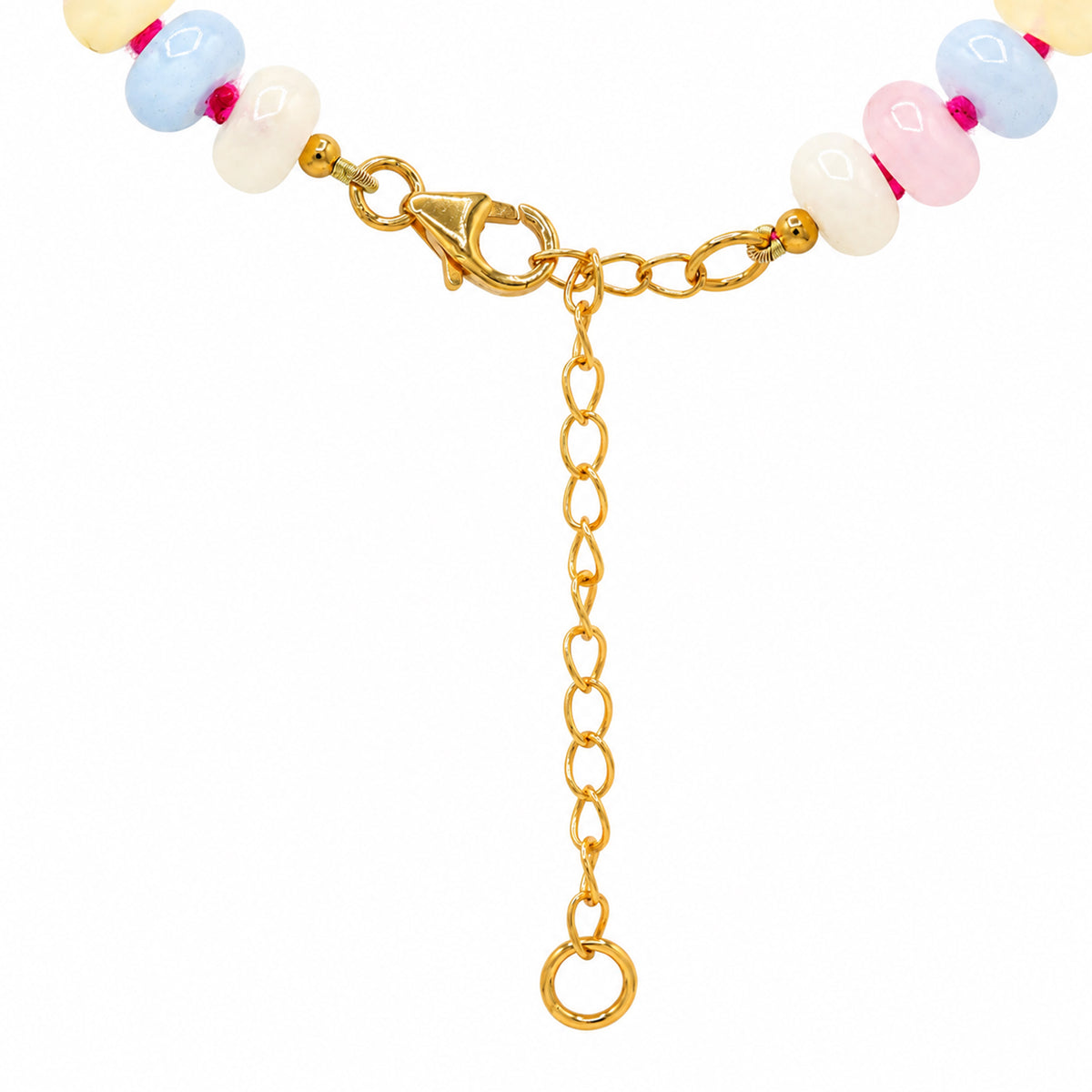 Gems en Vogue One-of-a-Kind Multi Color Quartz Bead Necklace