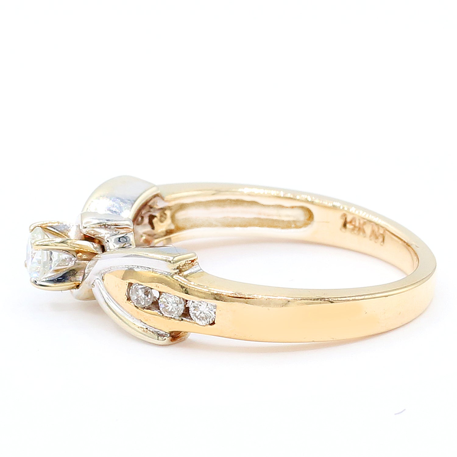 Golden Jewel 14K Gold 0.43ctw Diamond Ring