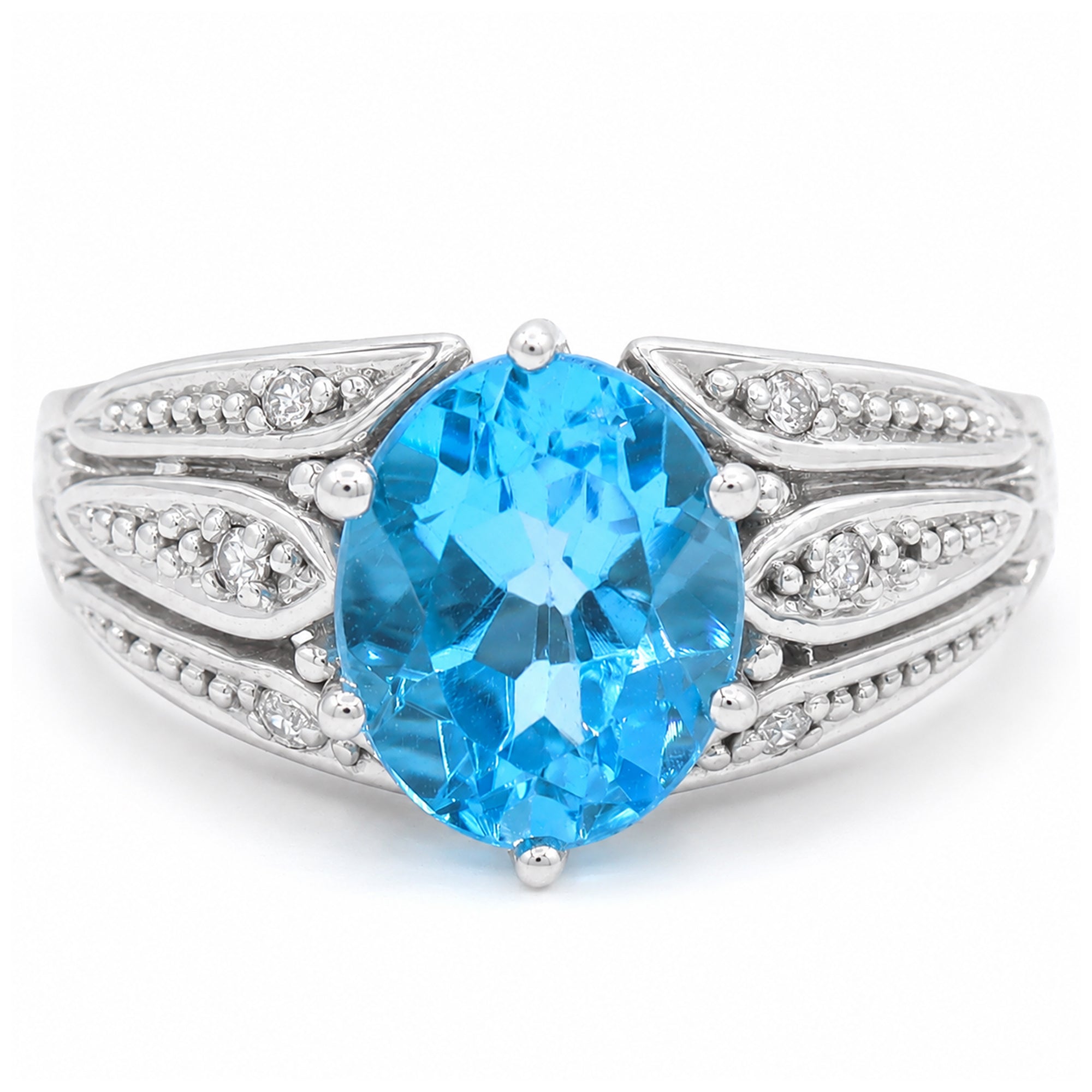 Michael's Classics Blue Topaz Ring