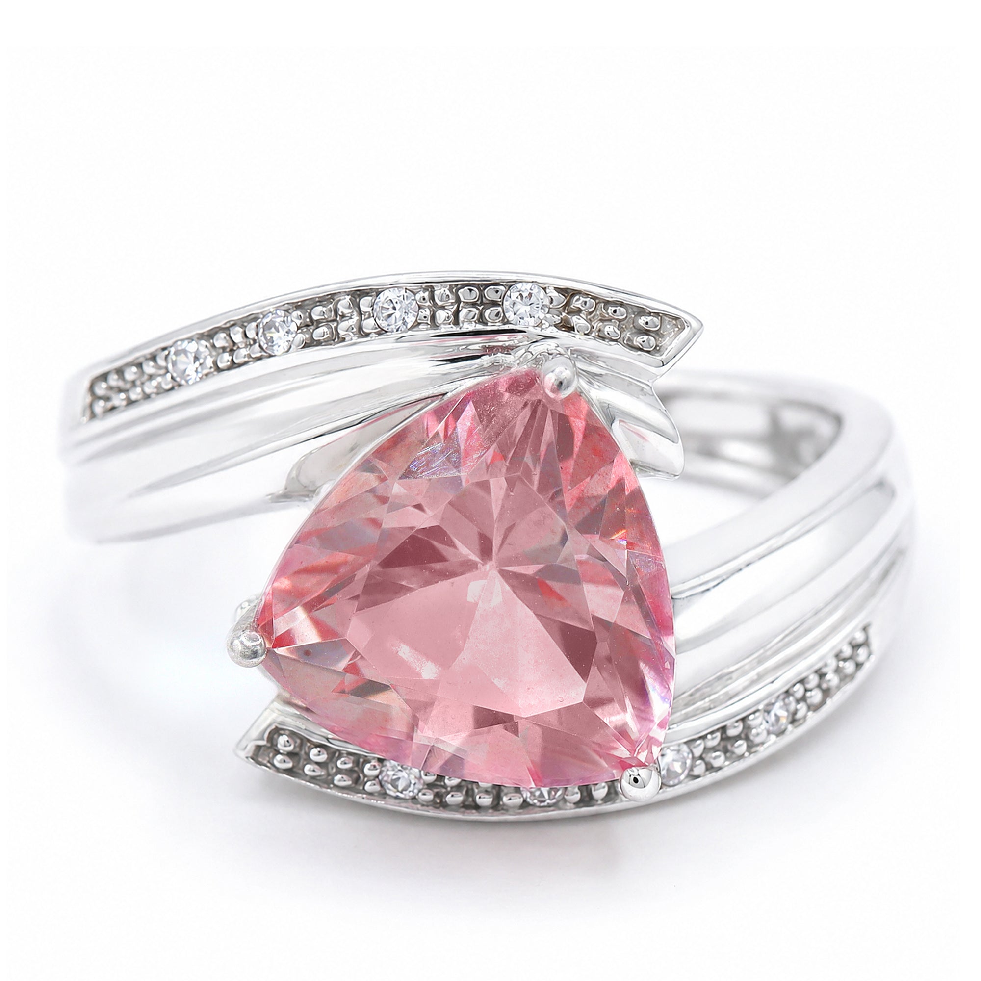 Michael's Classics Strawberry Topaz Ring