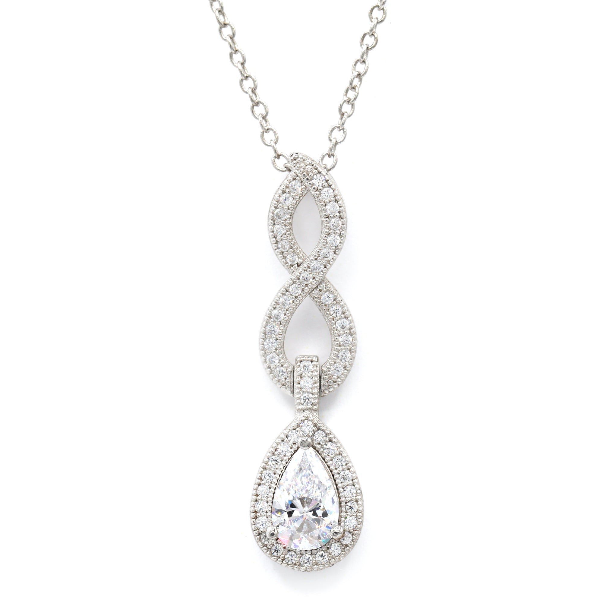 Signity Sterling Silver Cubic Zirconia Pendant CHAIN NOT INCLUDED