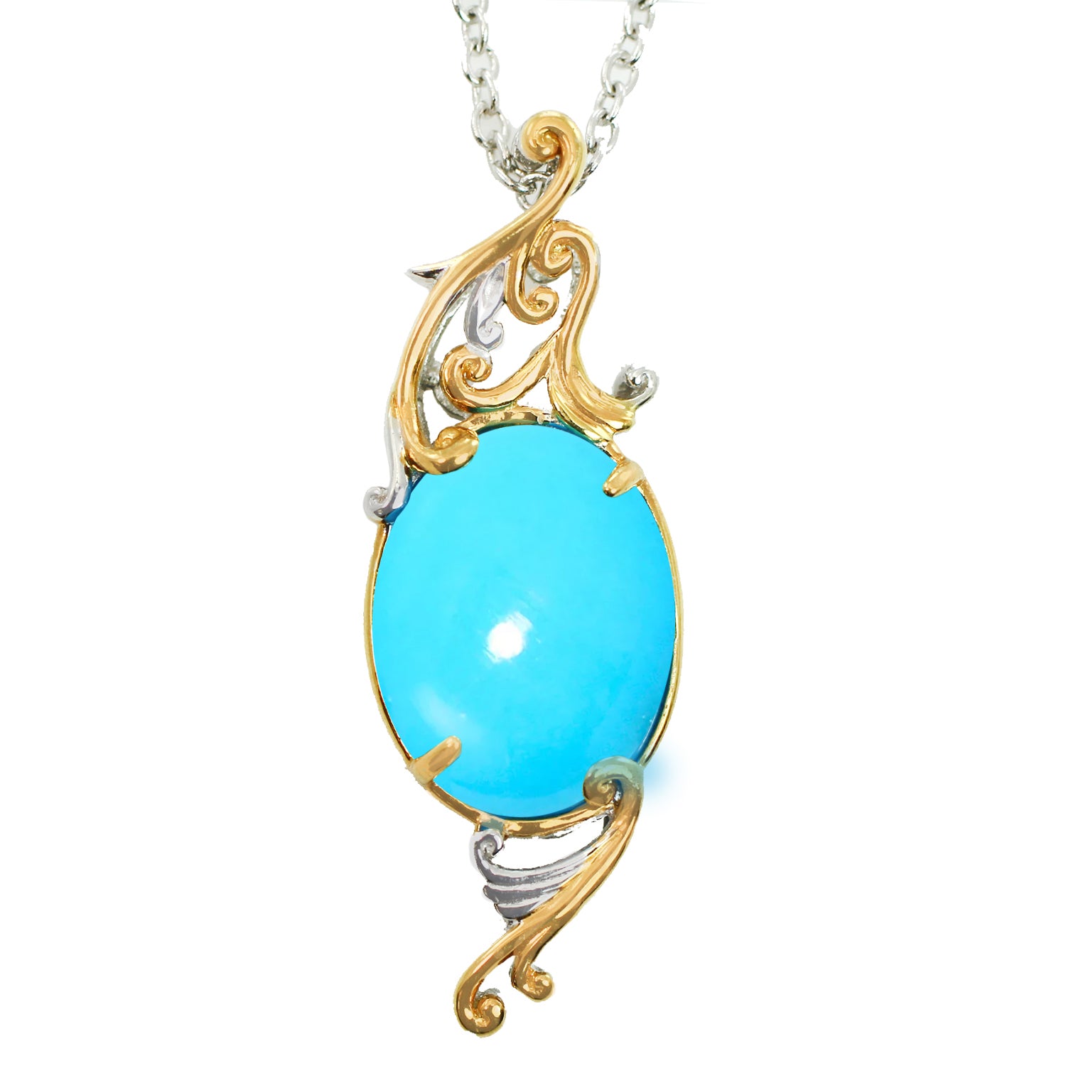 Gems en Vogue Sleeping Beauty Turquoise Pendant