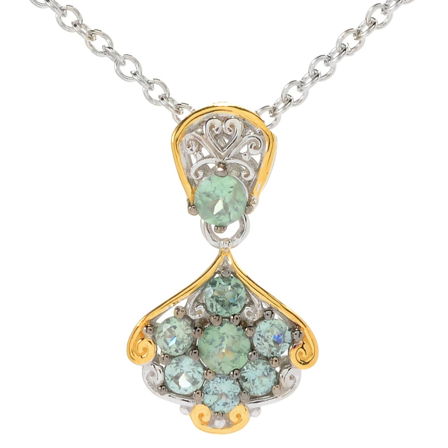 Gems en Vogue 0.90ctw Alexandrite Drop Pendant