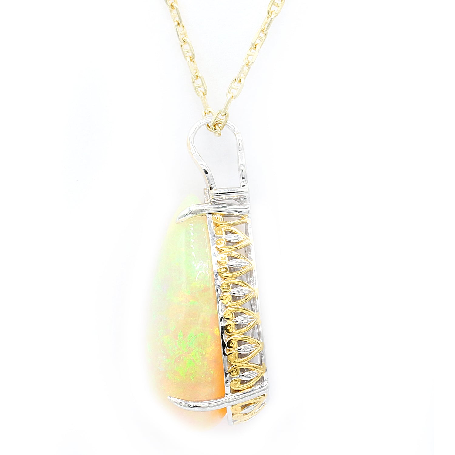 Limited Edition Gems en Vogue Luxe, One-of-a-Kind 27.80ctw Ethiopian Opal Pendant