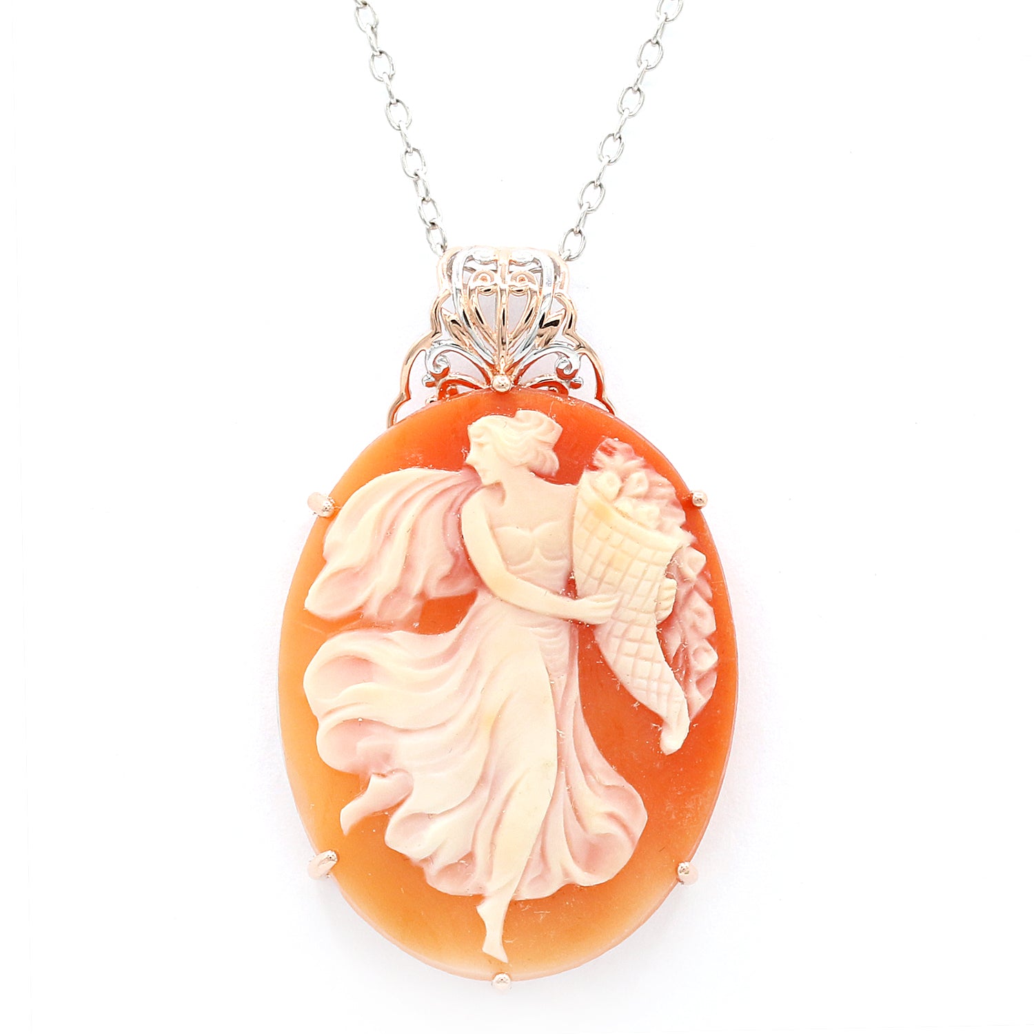 Gems en Vogue One-of-a-kind Cameo "Fairy" Pendant