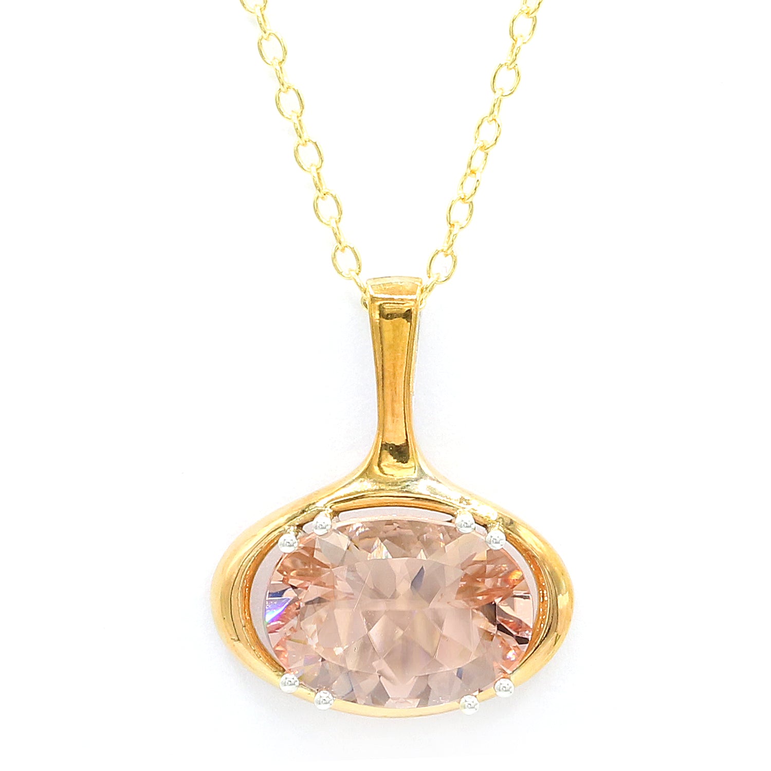 Michael's Originals One-of-a-kind 5.44ctw Morganite Pendant