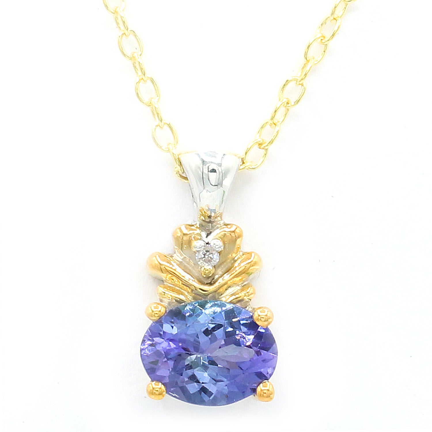 Michael's Originals One-of-a-kind 1.94ctw Tanzanite & Diamond Pendant