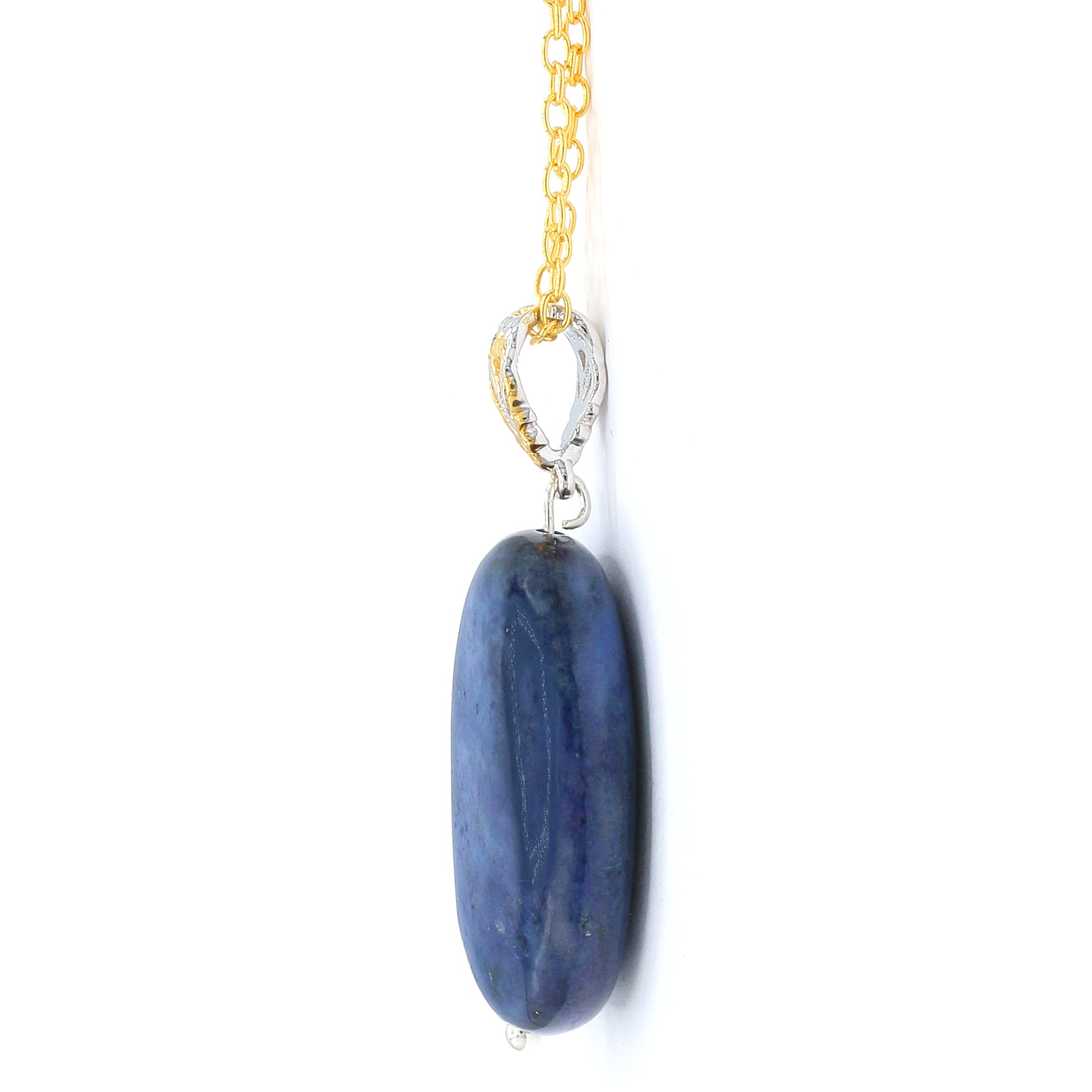 Pendentif Danseuses en Coquillage Peint Main et Rubis Gems en Vogue