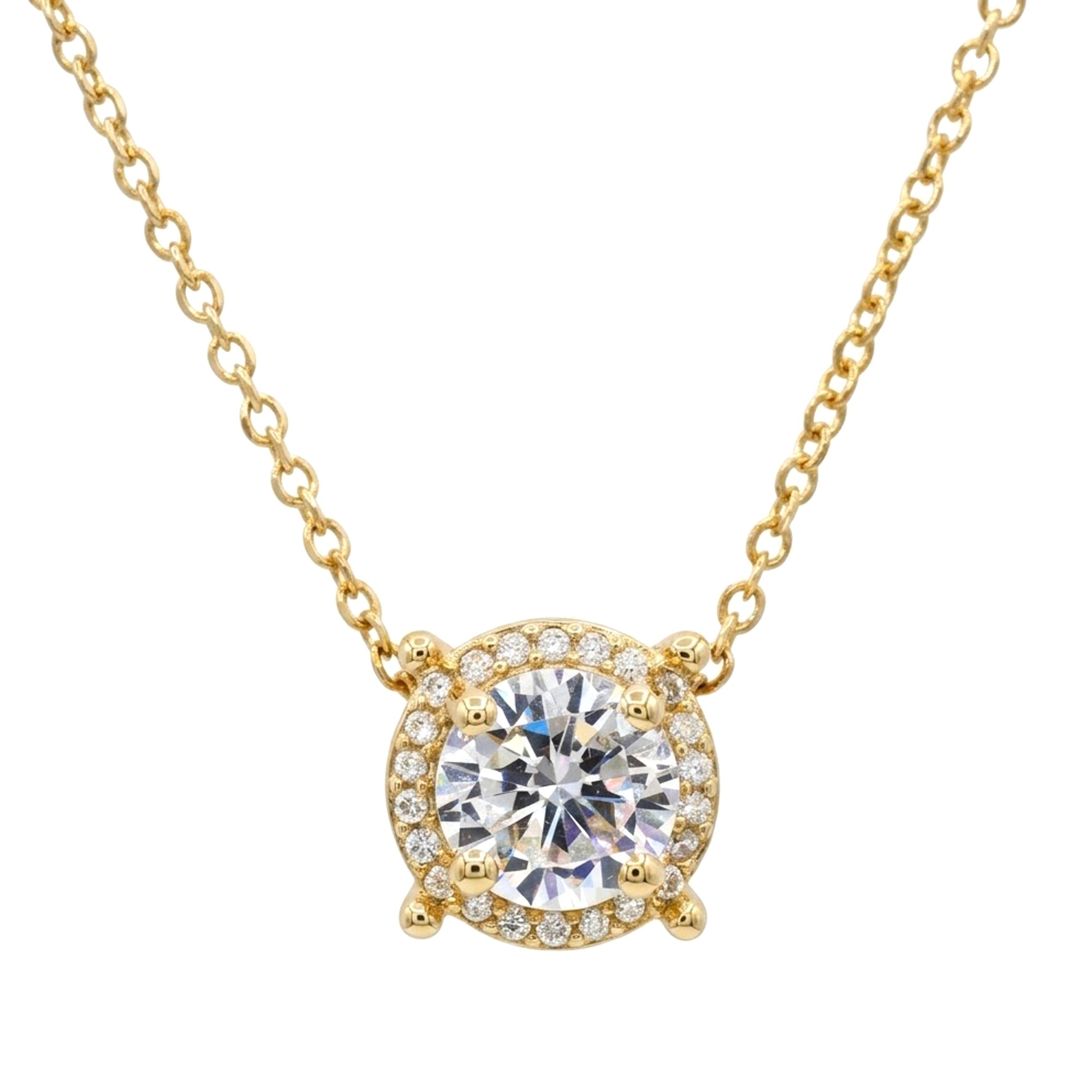 Pendentif interchangeable en argent sterling et oxydes de zirconium, double porté, par Signity