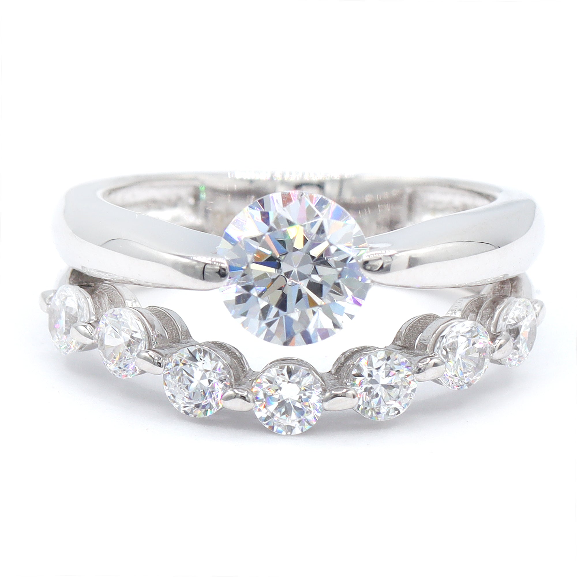 Signity Sterling Silver Cubic Zirconia Ring CANNOT BE RESIZED