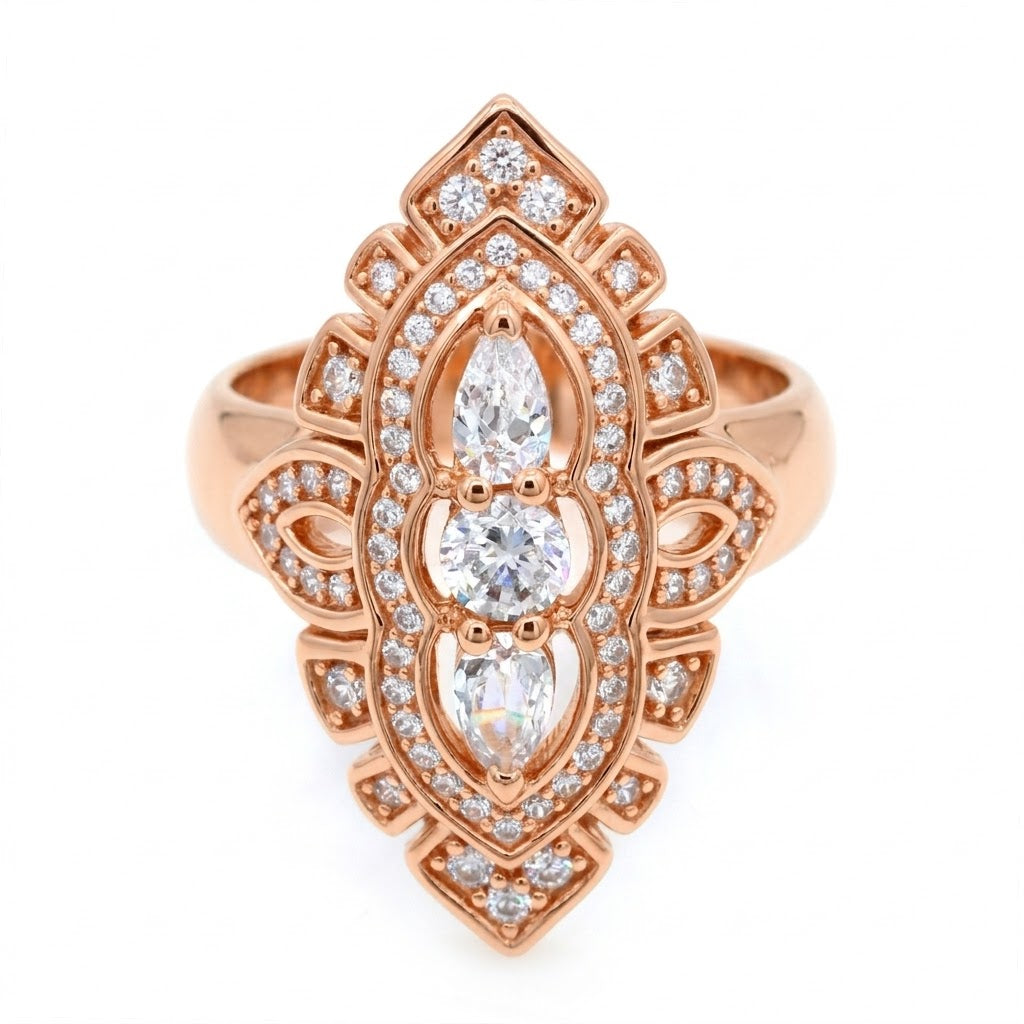 Signity Sterling Silver Cubic Zirconia Ring CANNOT BE RESIZED