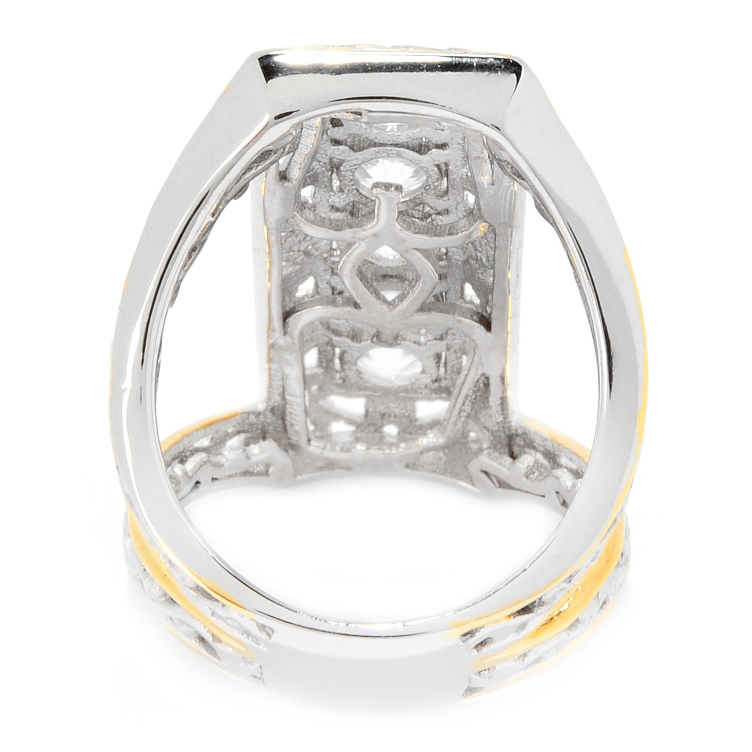 Gems en Vogue 2.00ctw White Zircon Five Stone Ring