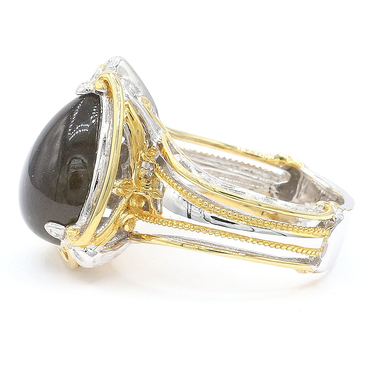 Gems en Vogue Pear Shaped Labradorite Ring