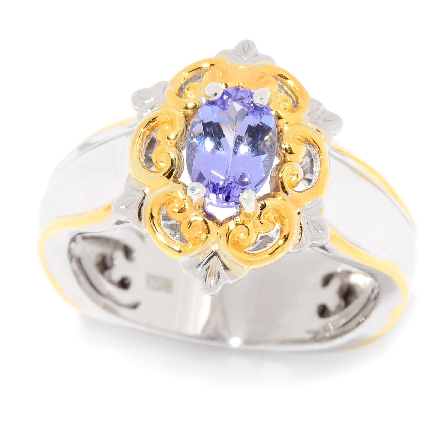 Gems en Vogue 0.85ctw Oval Tanzanite Ring