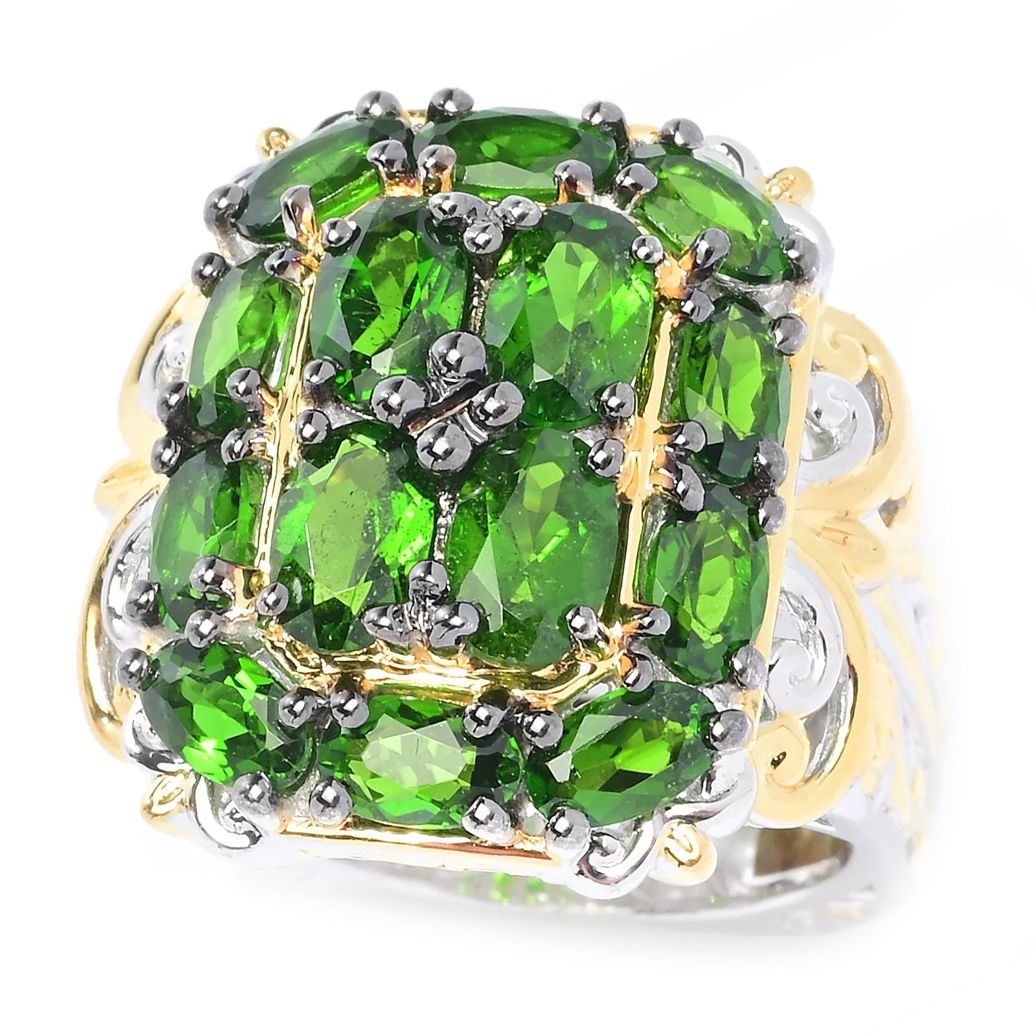 Gems en Vogue 4.38ct Chrome Diopside Ring