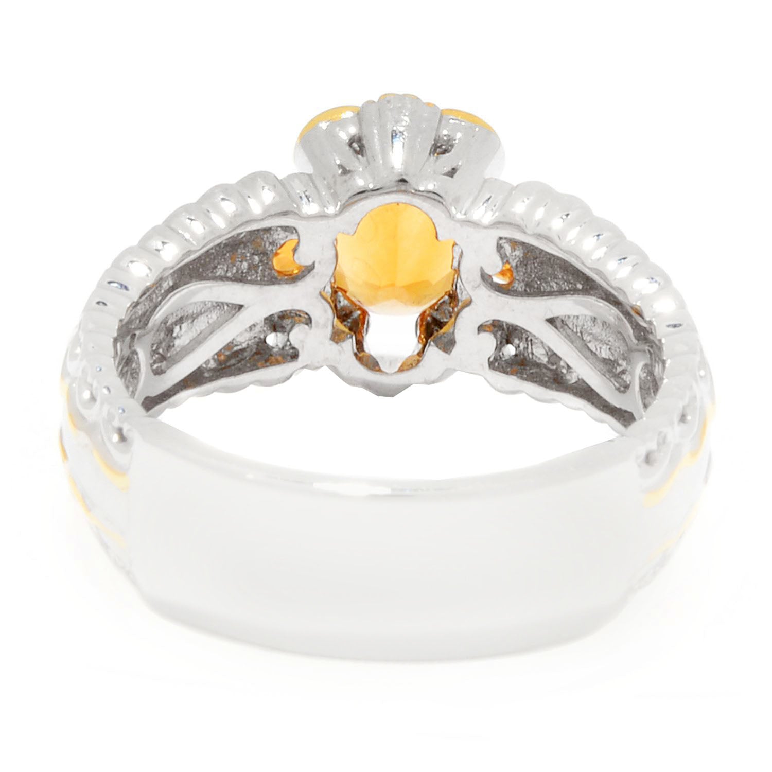 Gems en Vogue 1.26ctw Ametista Citrine Ring