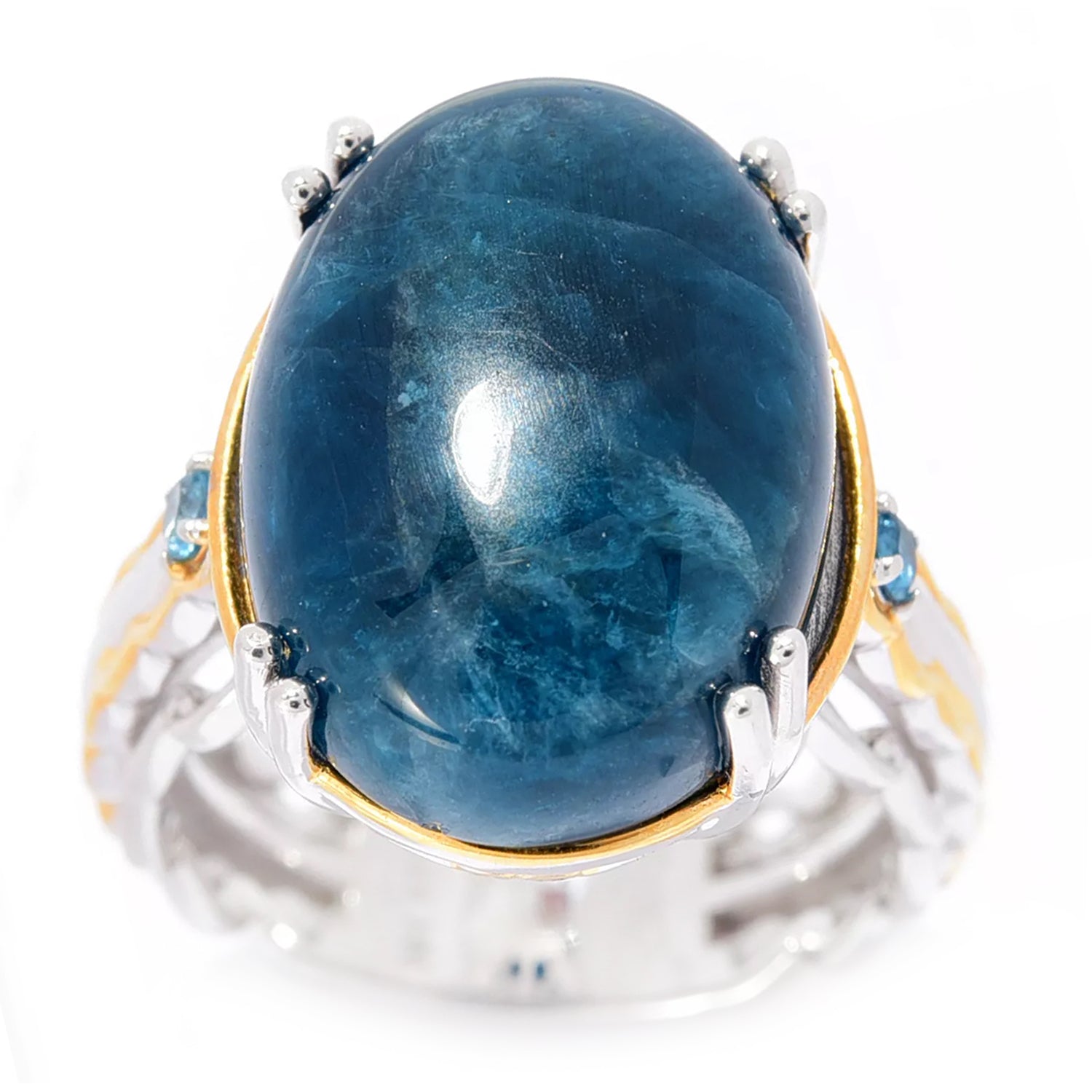 Gems en Vogue Blue Apatite & London Blue Topaz Ring