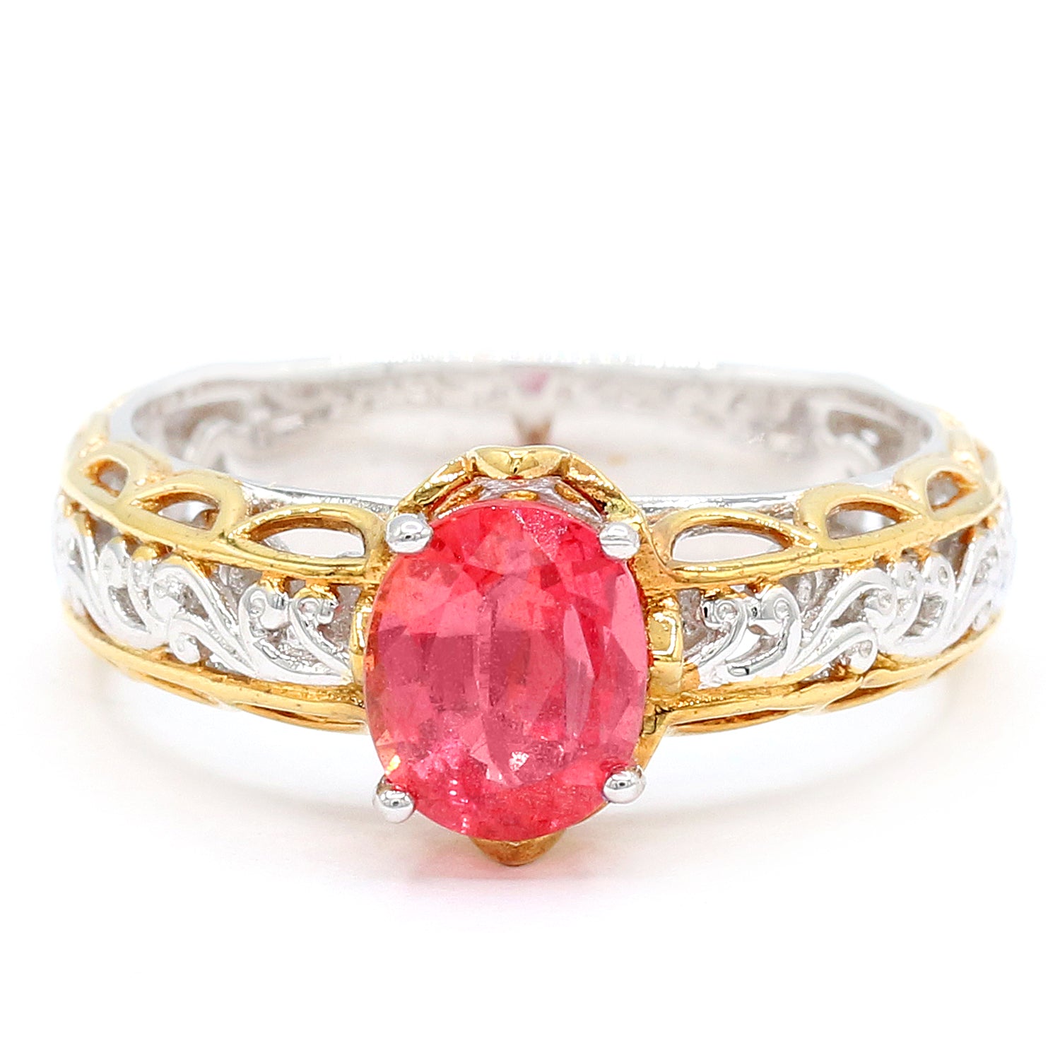 Limited Edition Gems en Vogue Luxe, One-of-a-Kind 2.11ctw Padparadscha Sapphire Ring